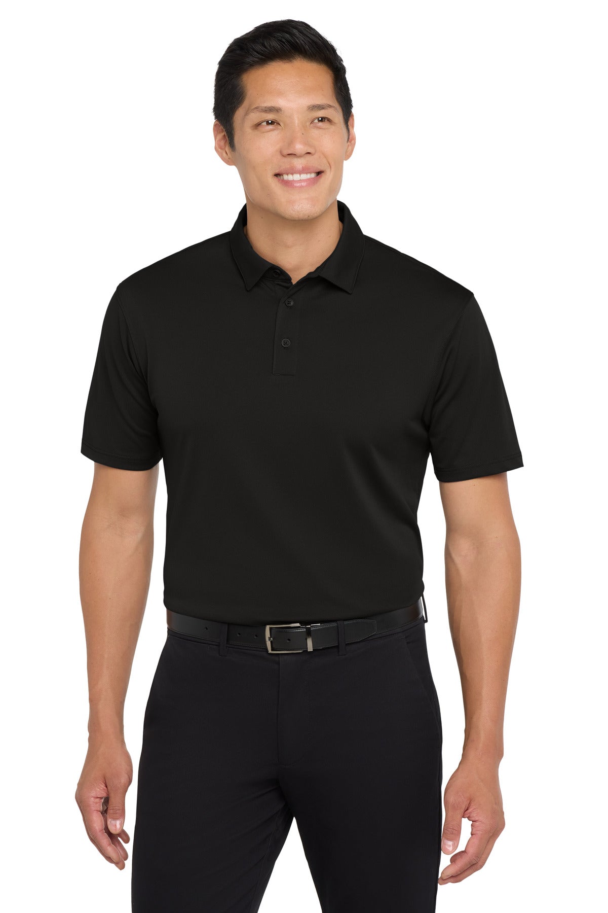 Custom logo Port Authority ® UV Choice Pique Polo K750 in Black