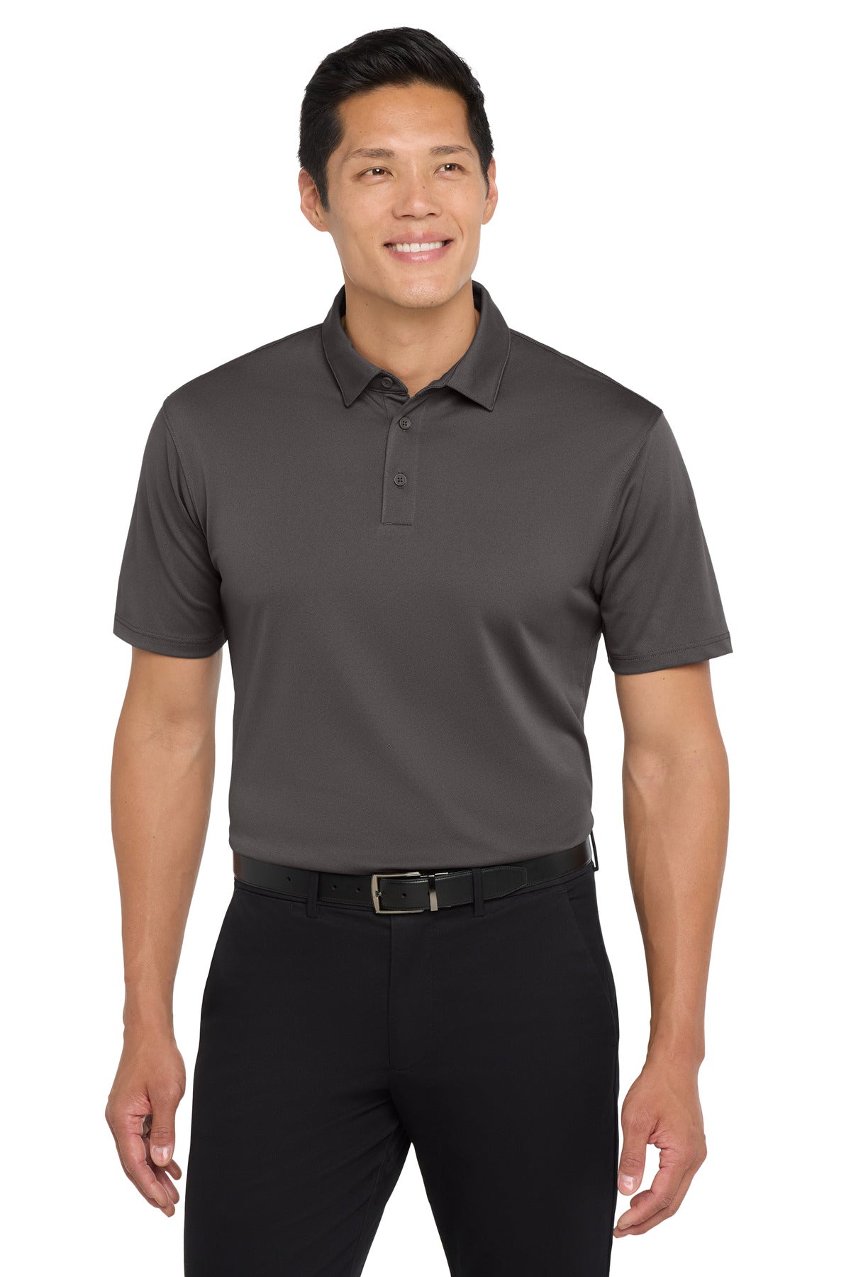 Custom logo Port Authority ® UV Choice Pique Polo K750 in Sterling Grey