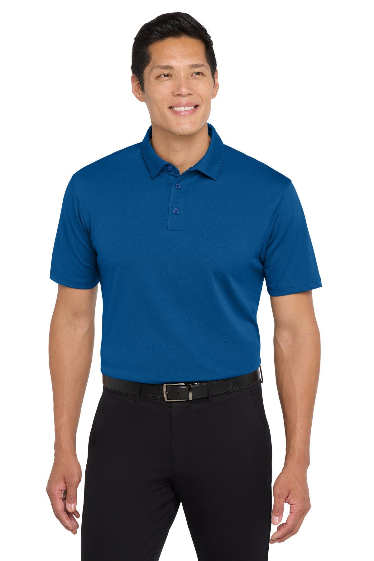 Custom logo Port Authority ® UV Choice Pique Polo K750 in True Blue