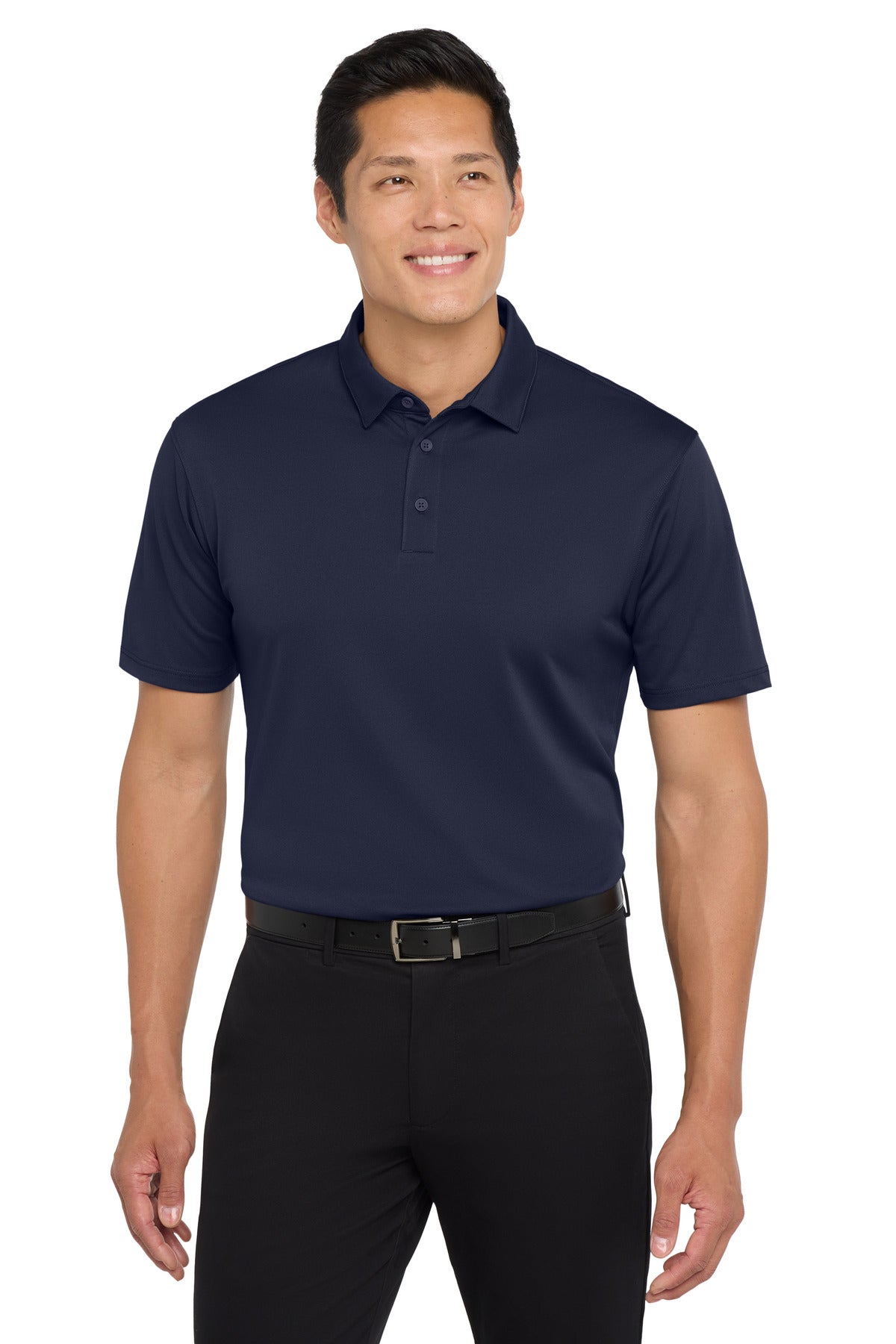 Custom logo Port Authority ® UV Choice Pique Polo K750 in True Navy