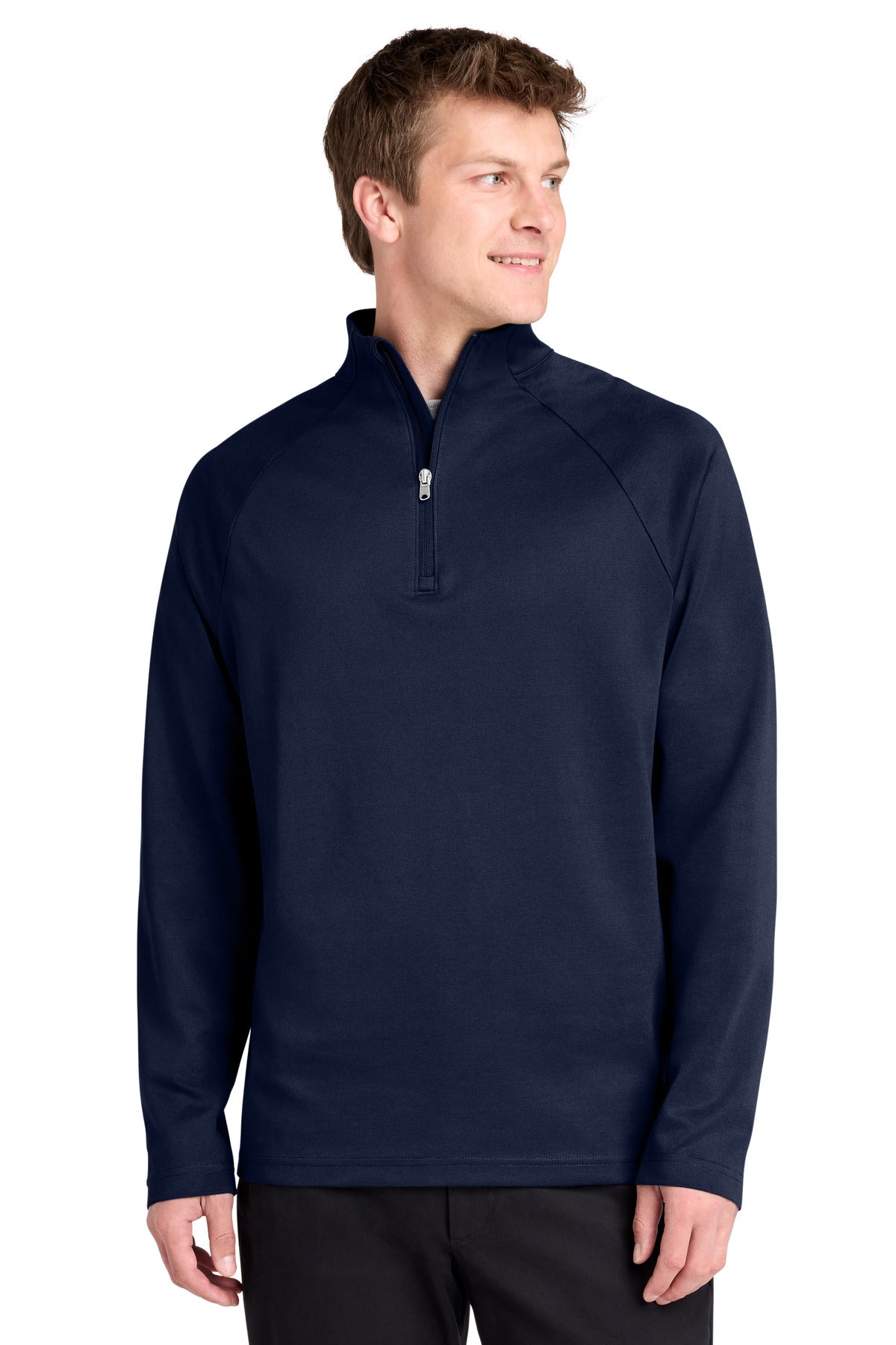 Custom logo Port Authority® C-FREE® Cypress 1/4-Zip K870 in True Navy