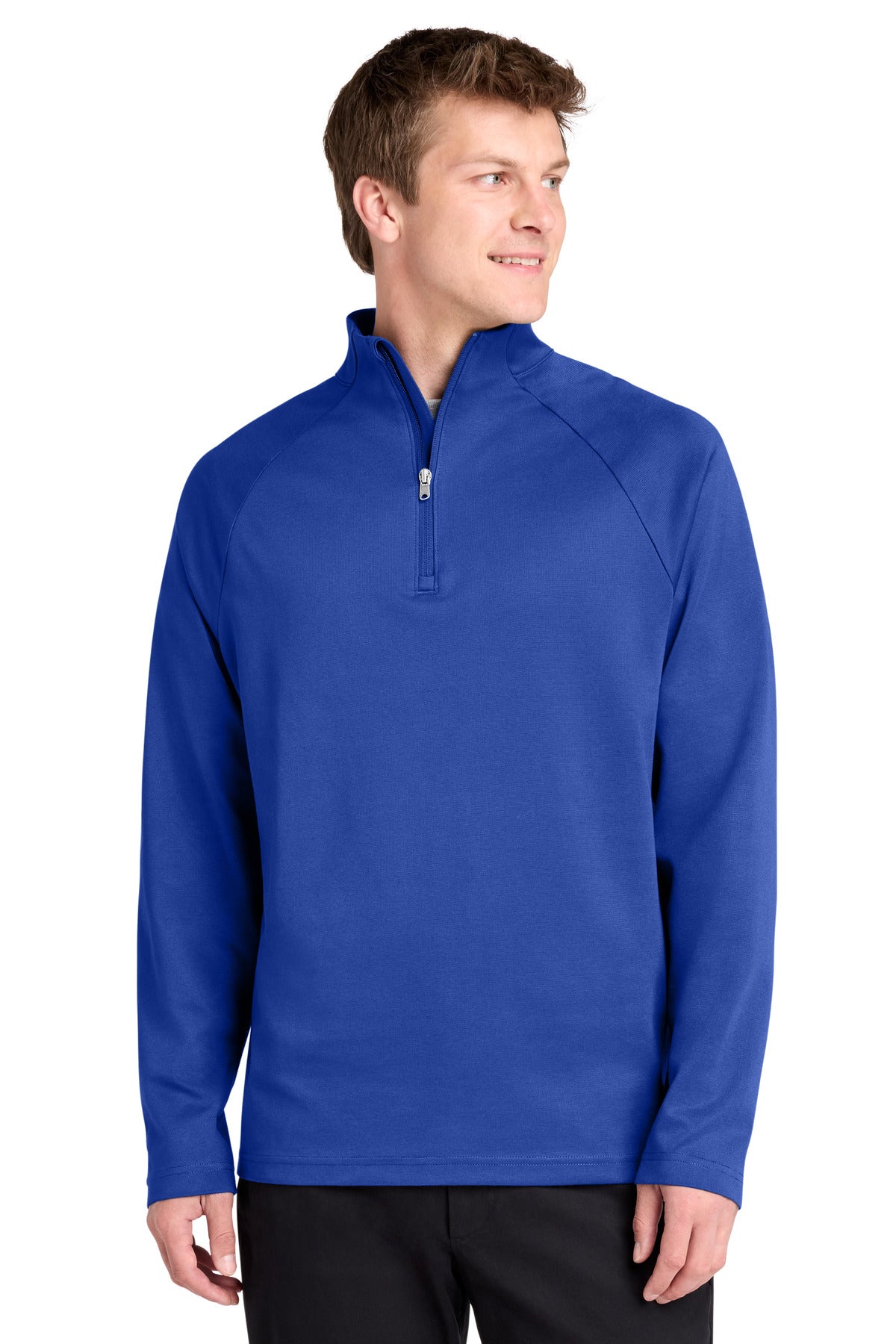 Custom logo Port Authority® C-FREE® Cypress 1/4-Zip K870 in True Royal