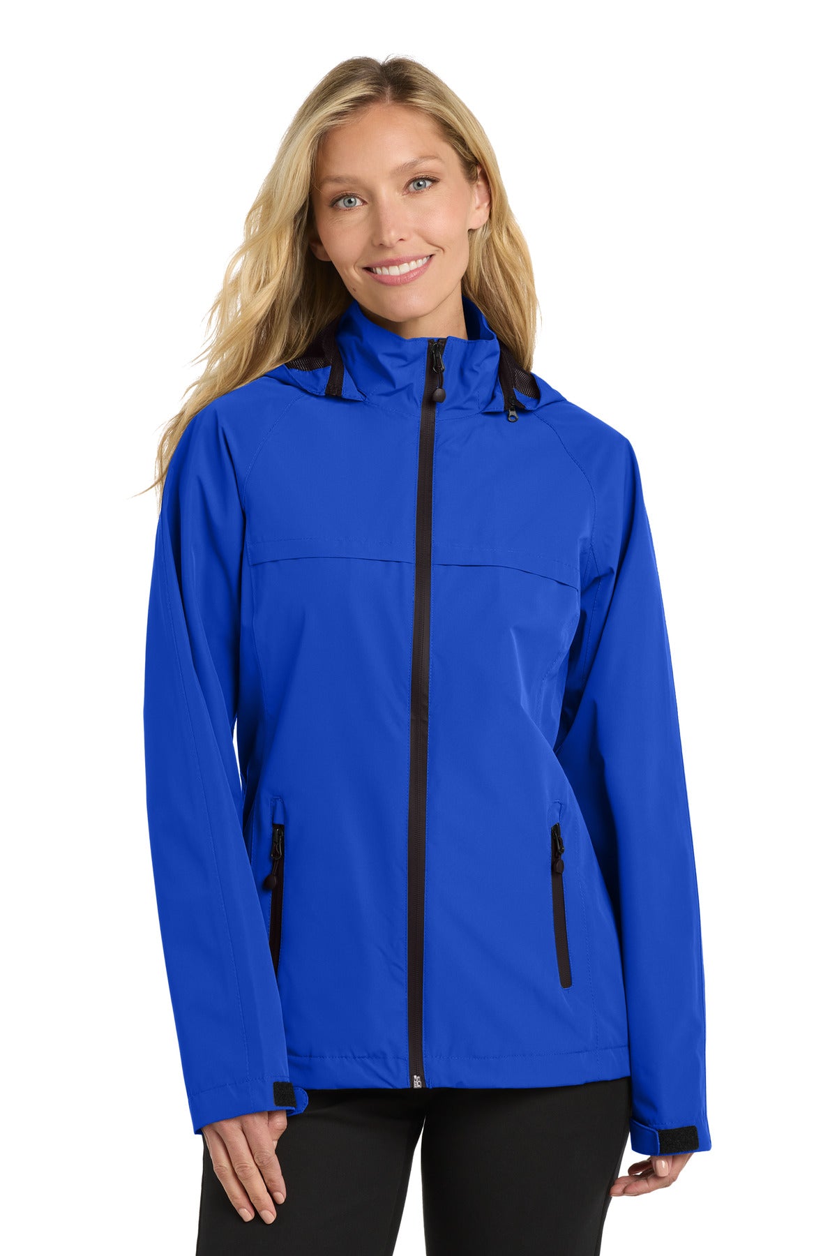 Custom logo Port Authority® Women's Torrent Waterproof Jacket. L333 in True Royal