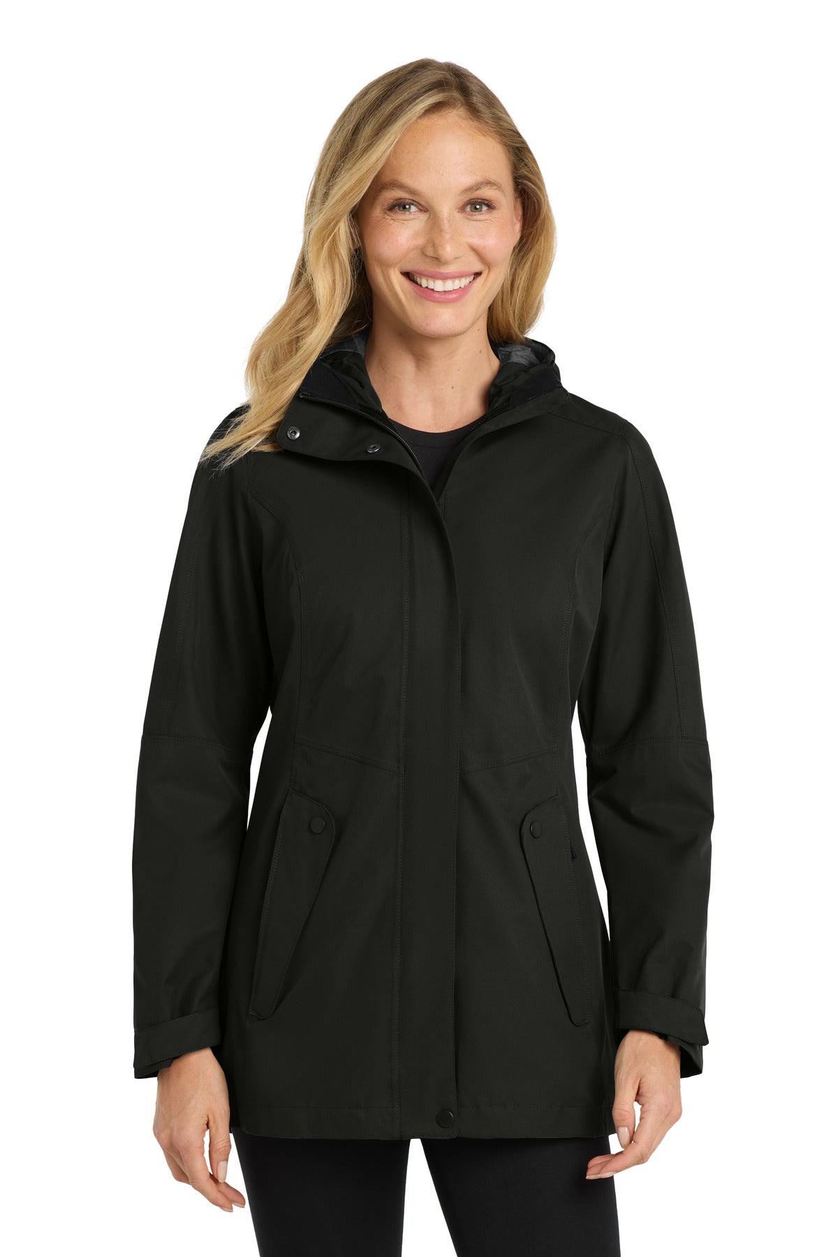 Custom logo Port Authority ® Women's Collective Outer Shell Jacket. L900 in Deep Black