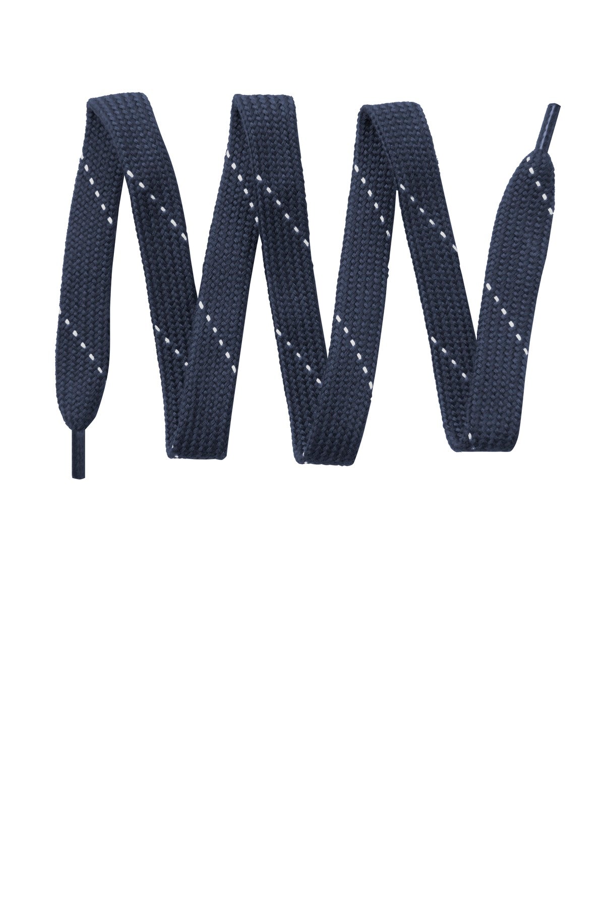 Custom logo Sport-Tek® Laces. LACE in True Navy/ White
