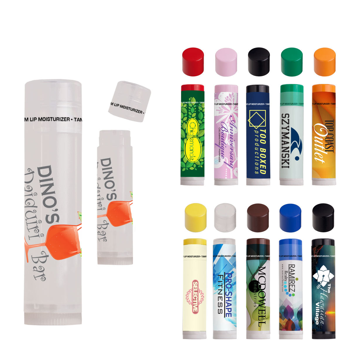Lip Moisturizer Colors - All Natural USA Made