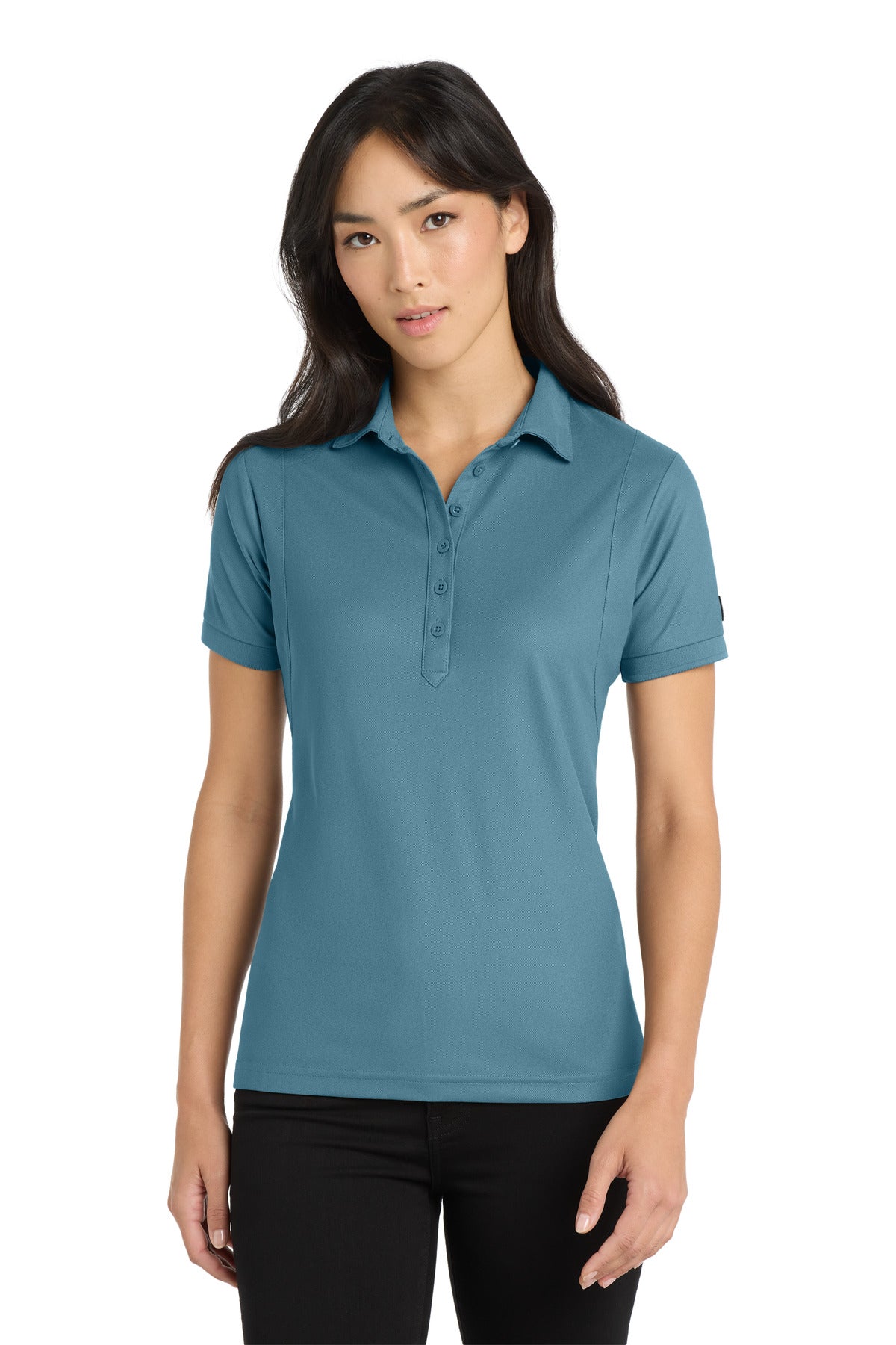 Custom logo OGIO® - Jewel Polo. LOG101 in Blue Mist