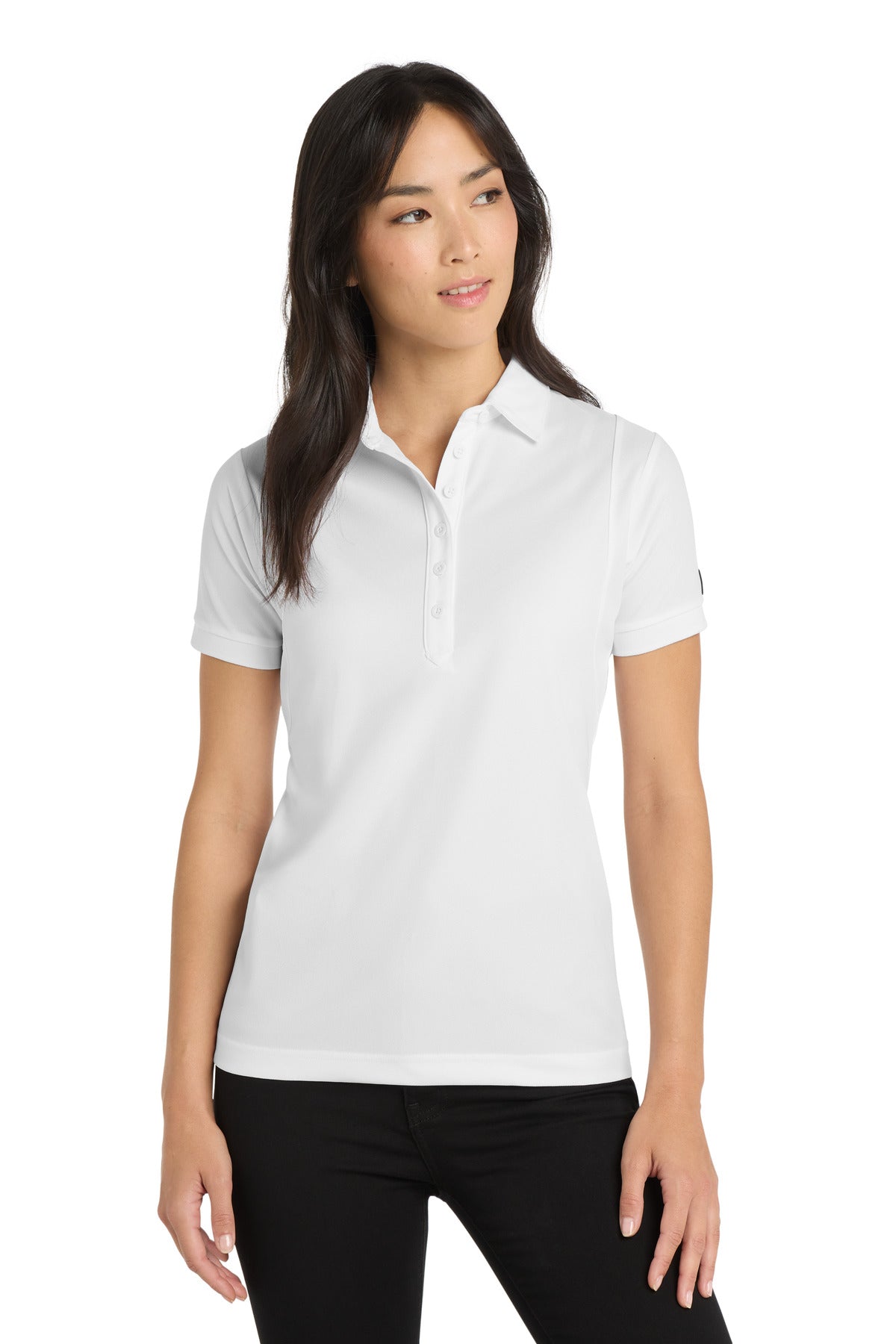 Custom logo OGIO® - Jewel Polo. LOG101 in Bright White