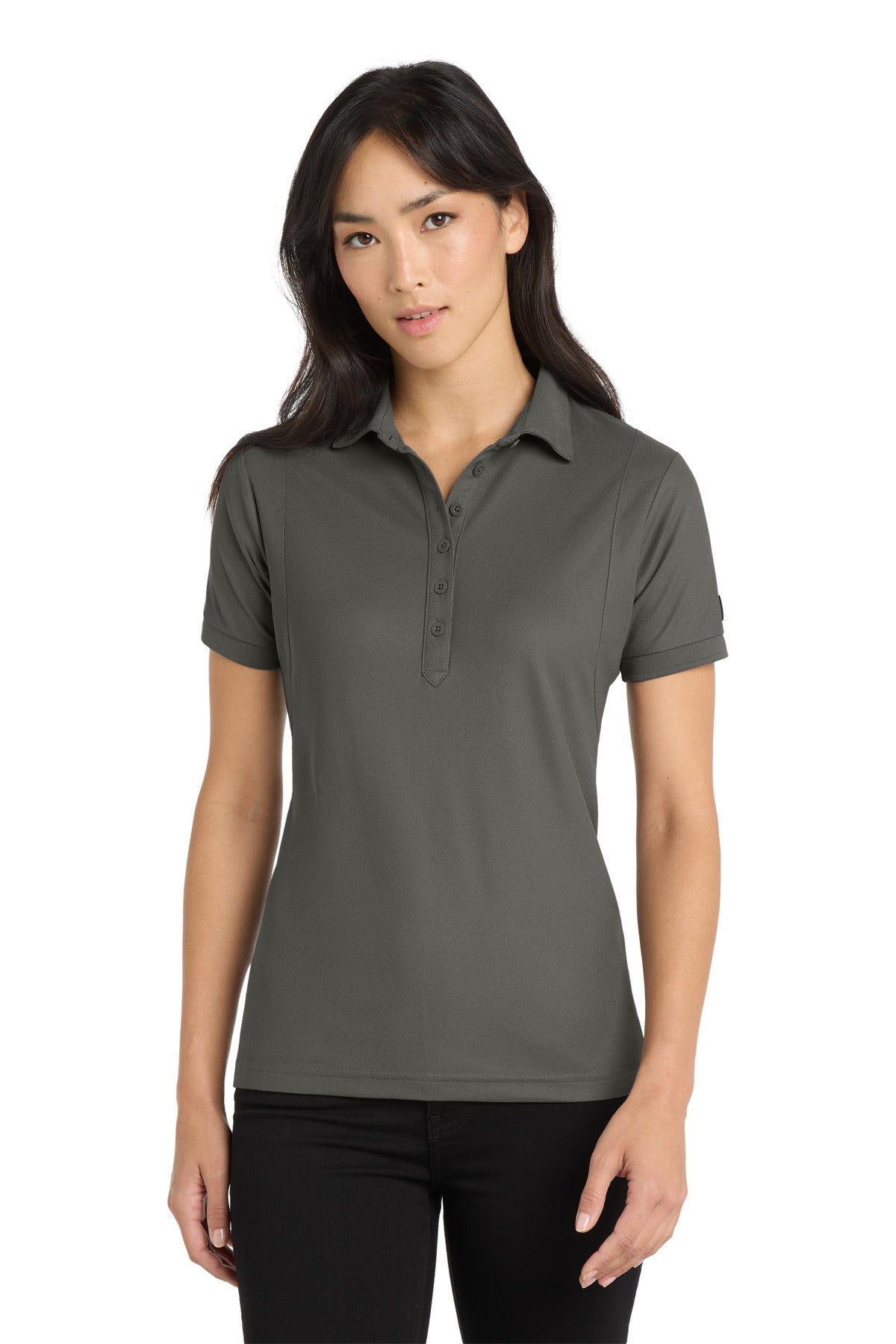 Custom logo OGIO® - Jewel Polo. LOG101 in Rogue Grey