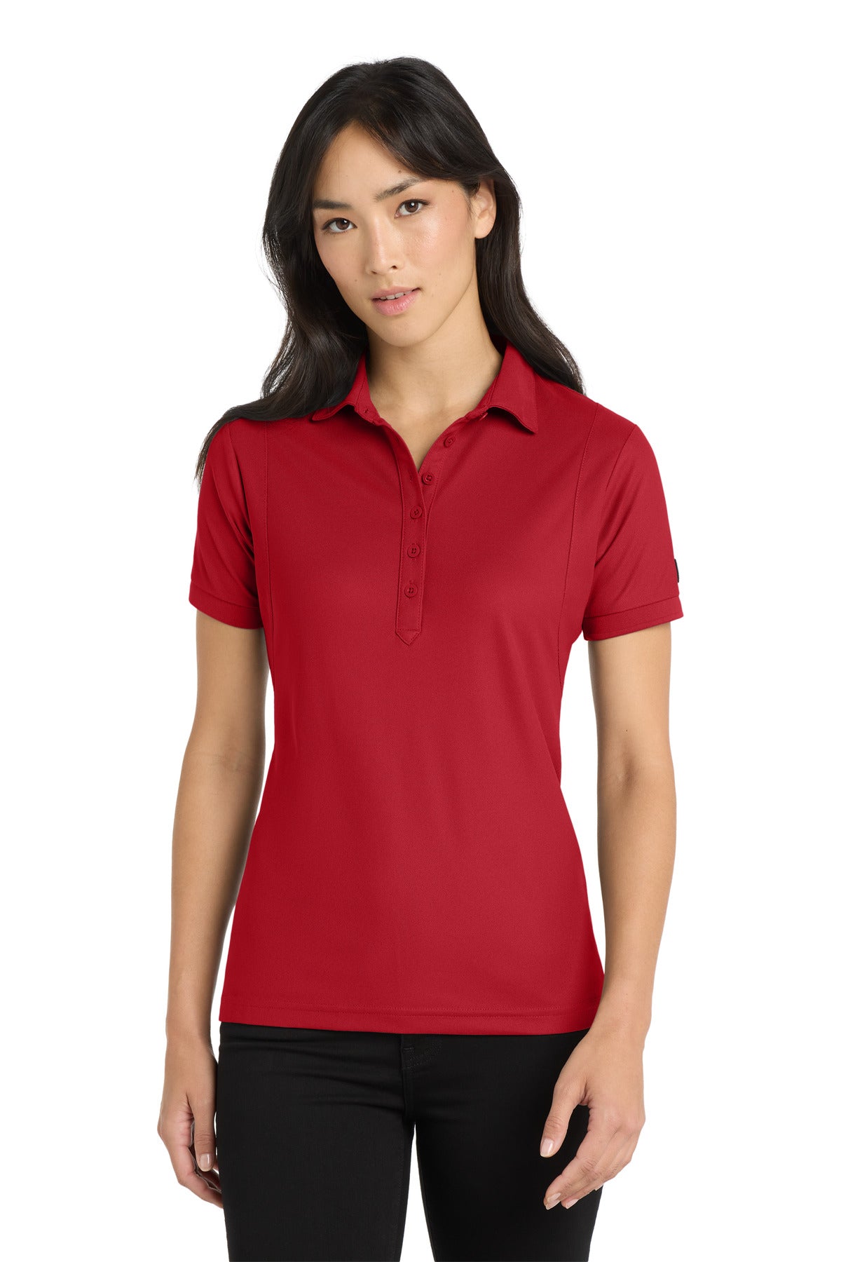 Custom logo OGIO® - Jewel Polo. LOG101 in Signal Red