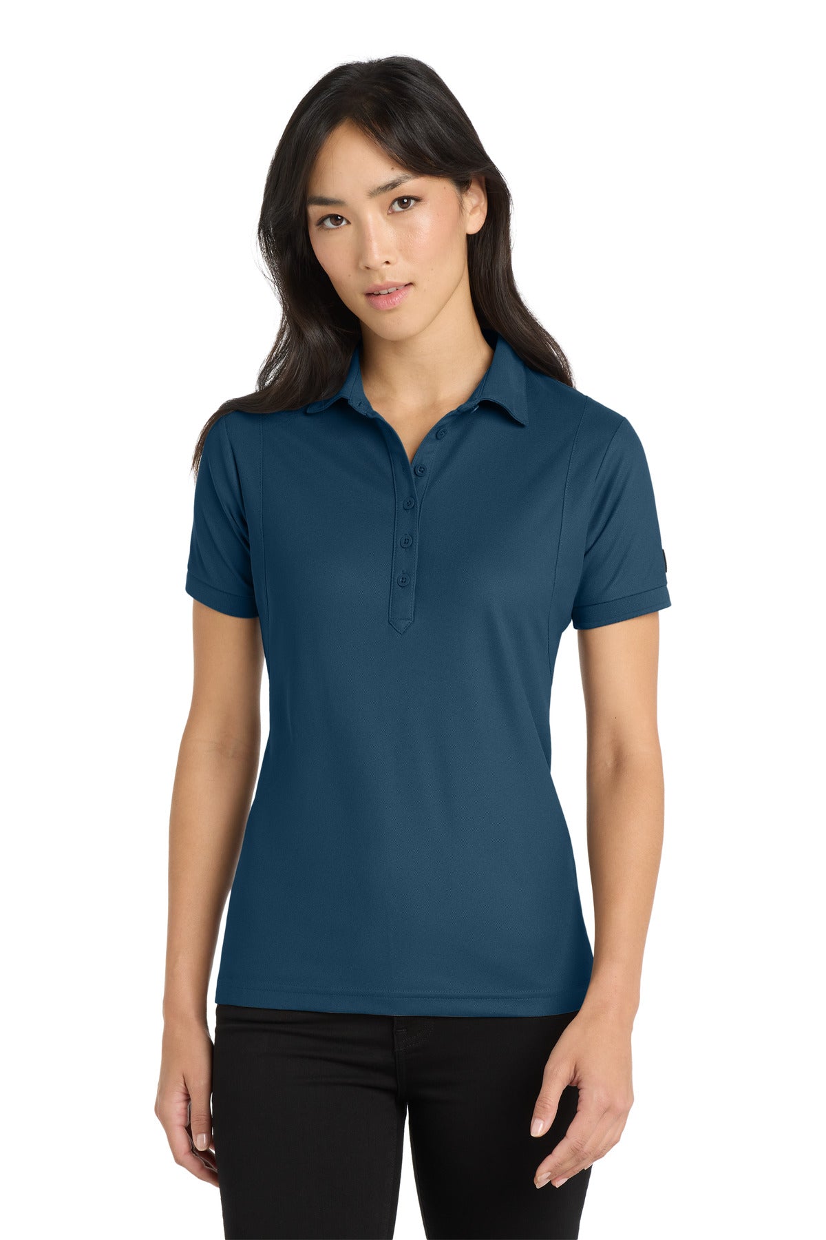 Custom logo OGIO® - Jewel Polo. LOG101 in Spar Blue