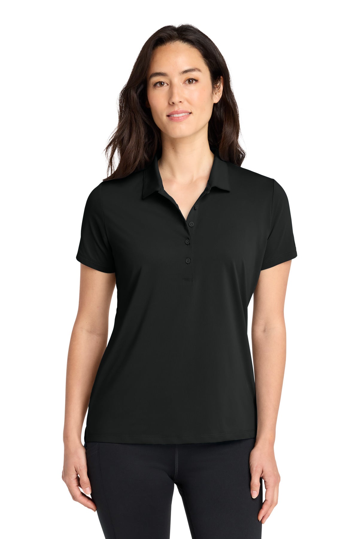 Custom logo OGIO® Women's Regain Polo LOG170 in Blacktop