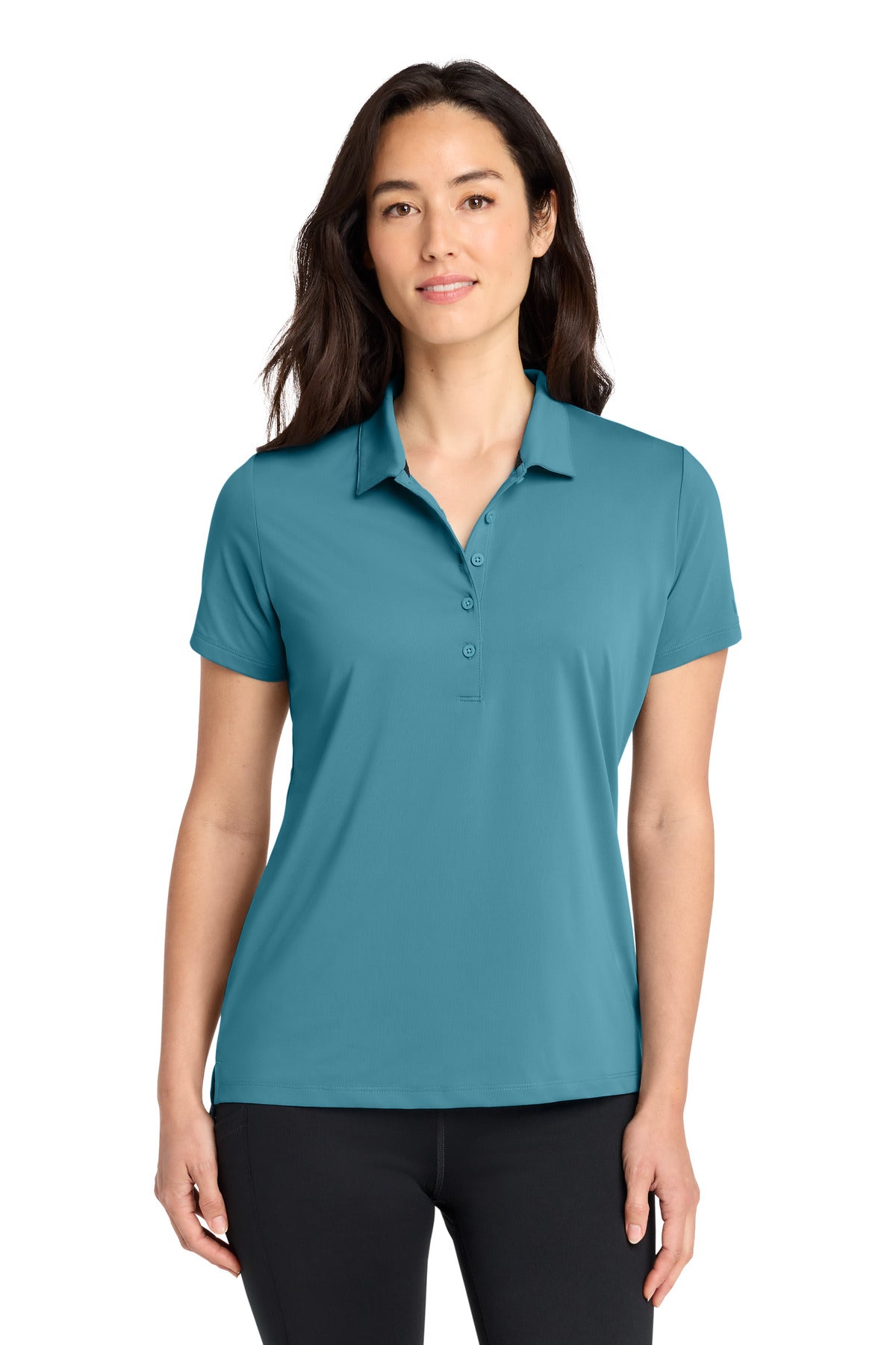 Custom logo OGIO® Women's Regain Polo LOG170 in Fusion Blue