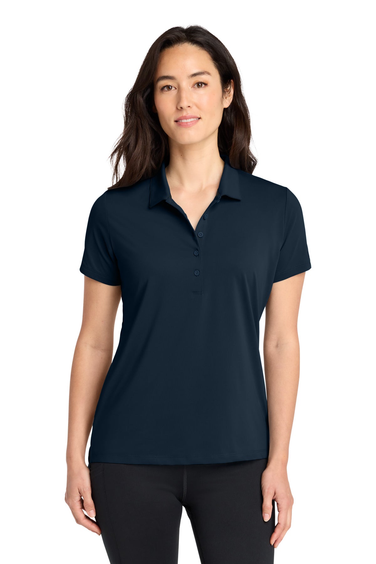 Custom logo OGIO® Women's Regain Polo LOG170 in River Blue Navy