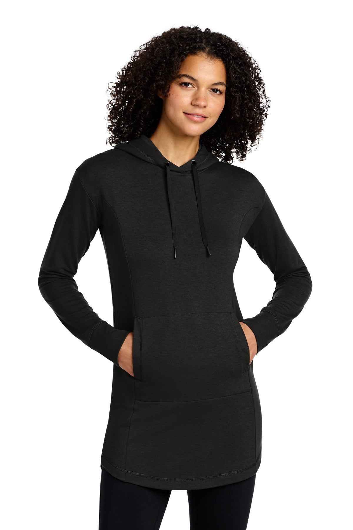 Custom logo OGIO® Women's Luuma Flex Tunic LOG827 in Blacktop