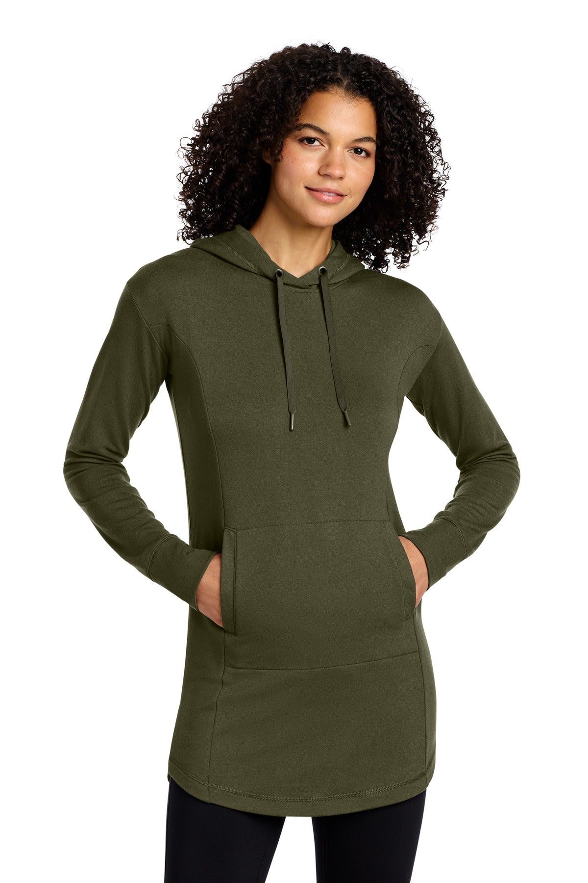 Custom logo OGIO® Women's Luuma Flex Tunic LOG827 in Deep Olive