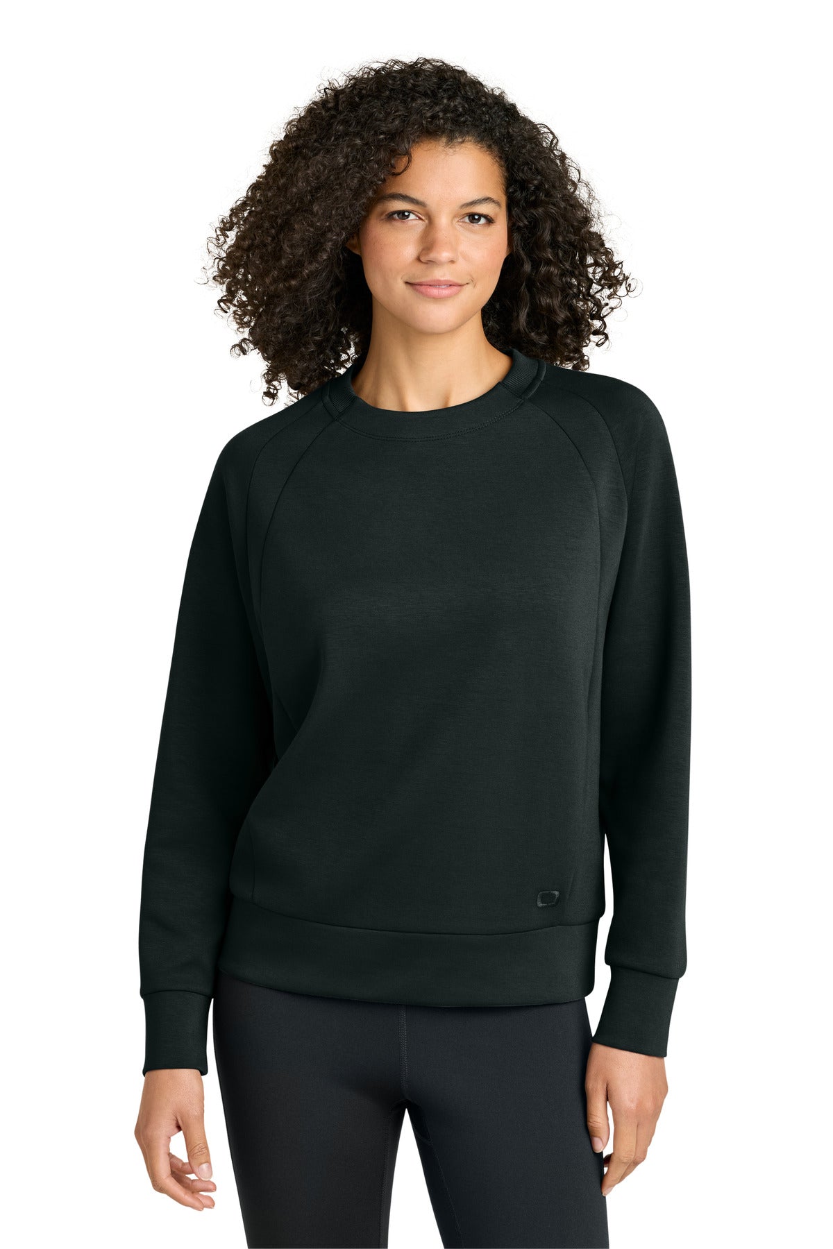 Custom logo OGIO® Women's Transcend Pullover LOG863 in Blacktop