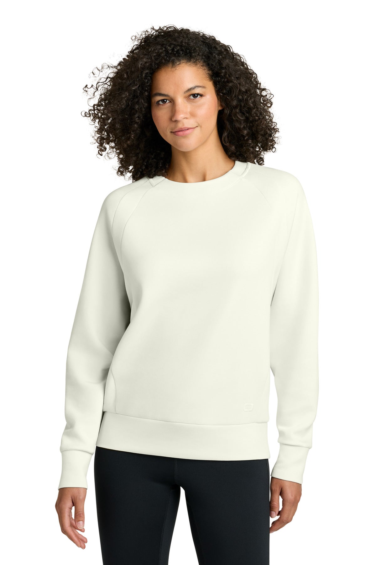Custom logo OGIO® Women's Transcend Pullover LOG863 in Opal White