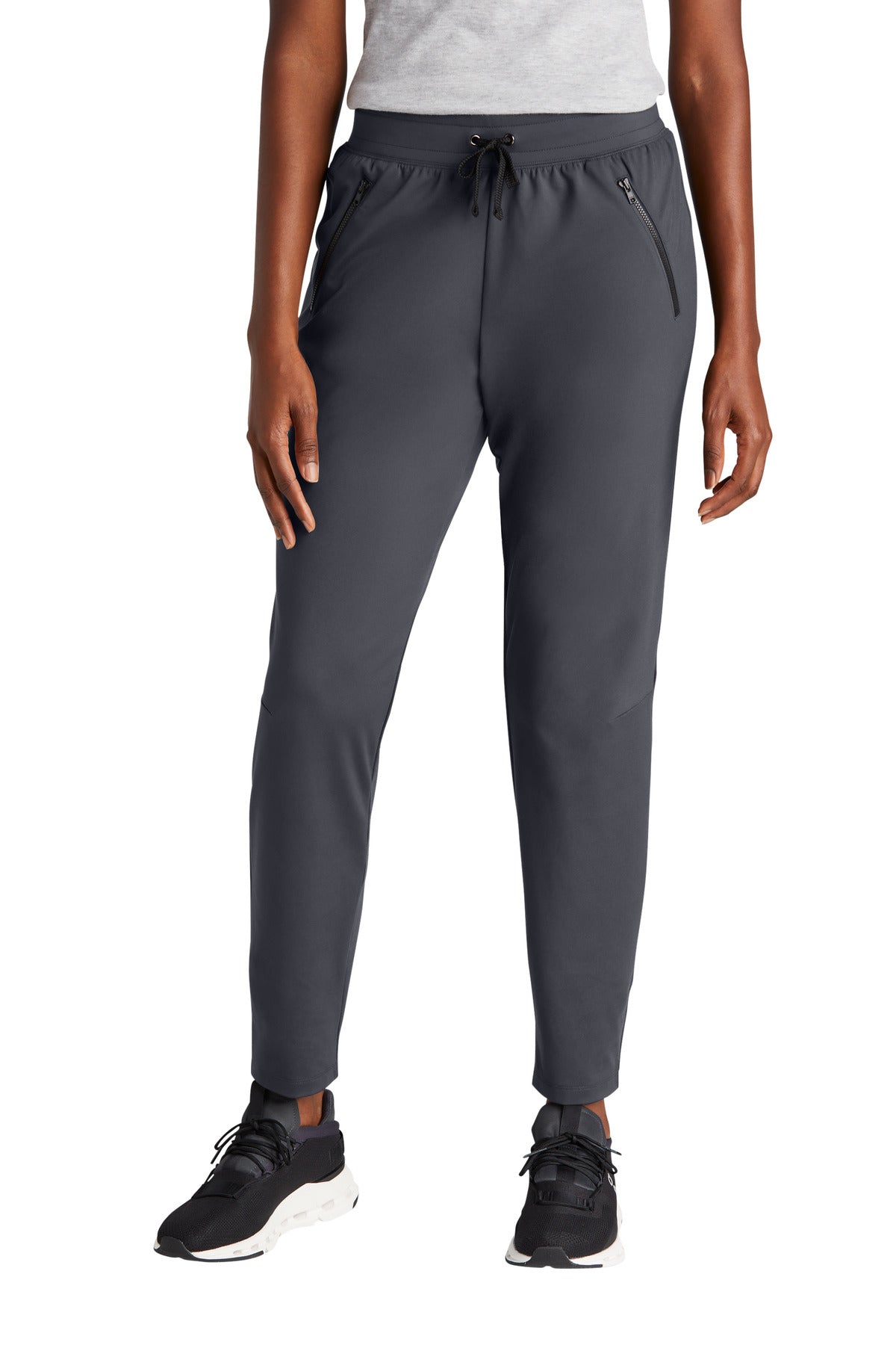 Custom logo Sport-Tek® Women's Circuit Jogger LPST871 in Graphite