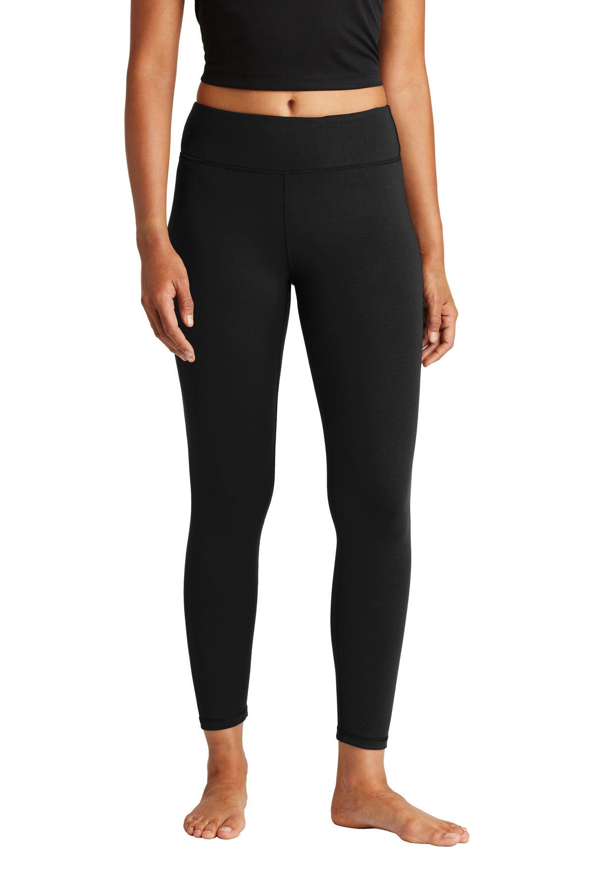 Custom logo Sport-Tek ® Women's 7/8 Legging. LPST890 in Black