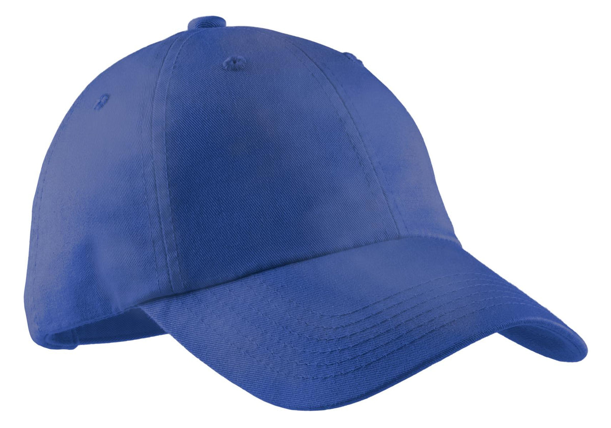 Custom logo Port Authority® Women's Garment-Washed Cap. LPWU in Faded Blue