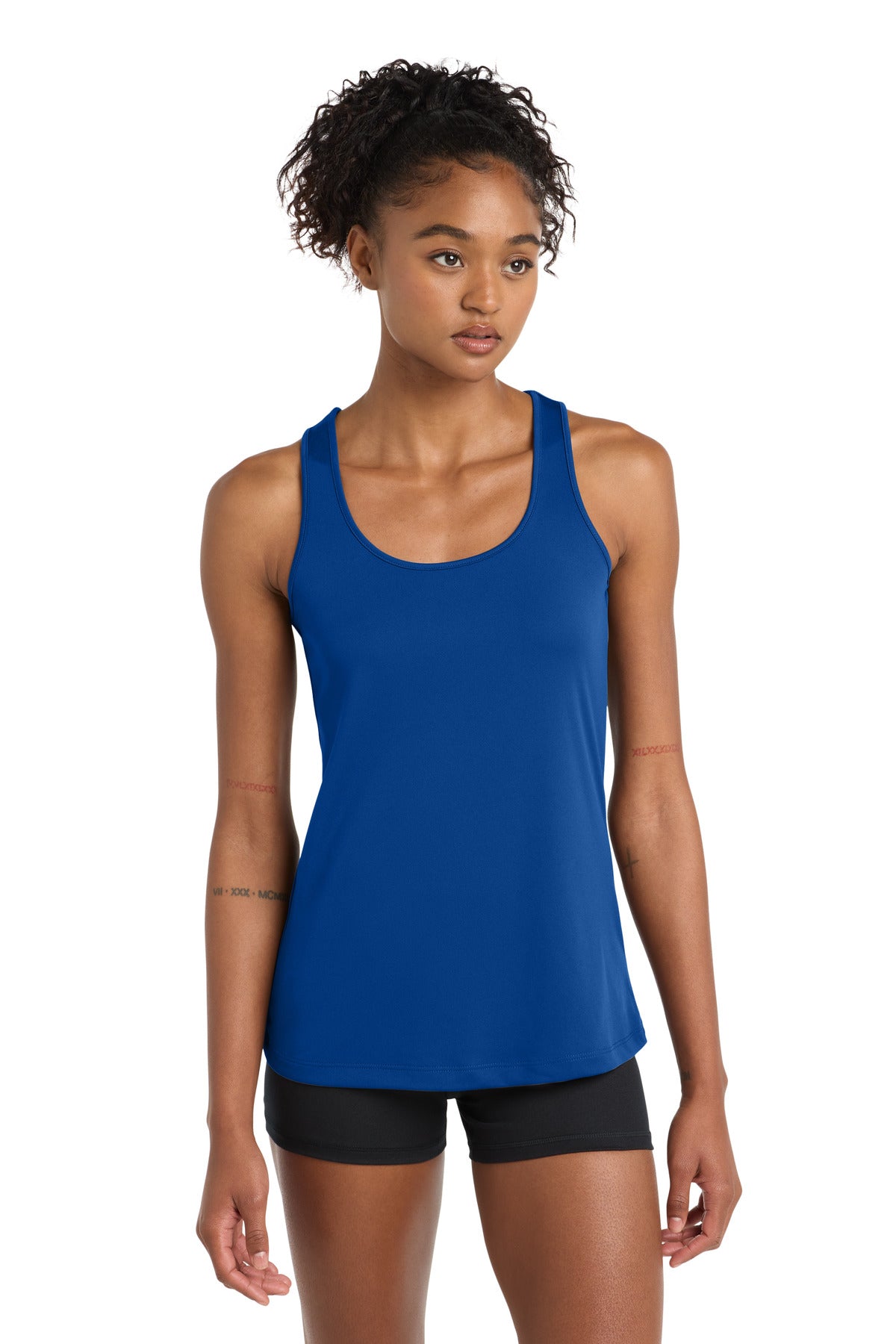 Custom logo Sport-Tek® Women's PosiCharge® Competitor™ Racerback Tank. LST356 in True Royal