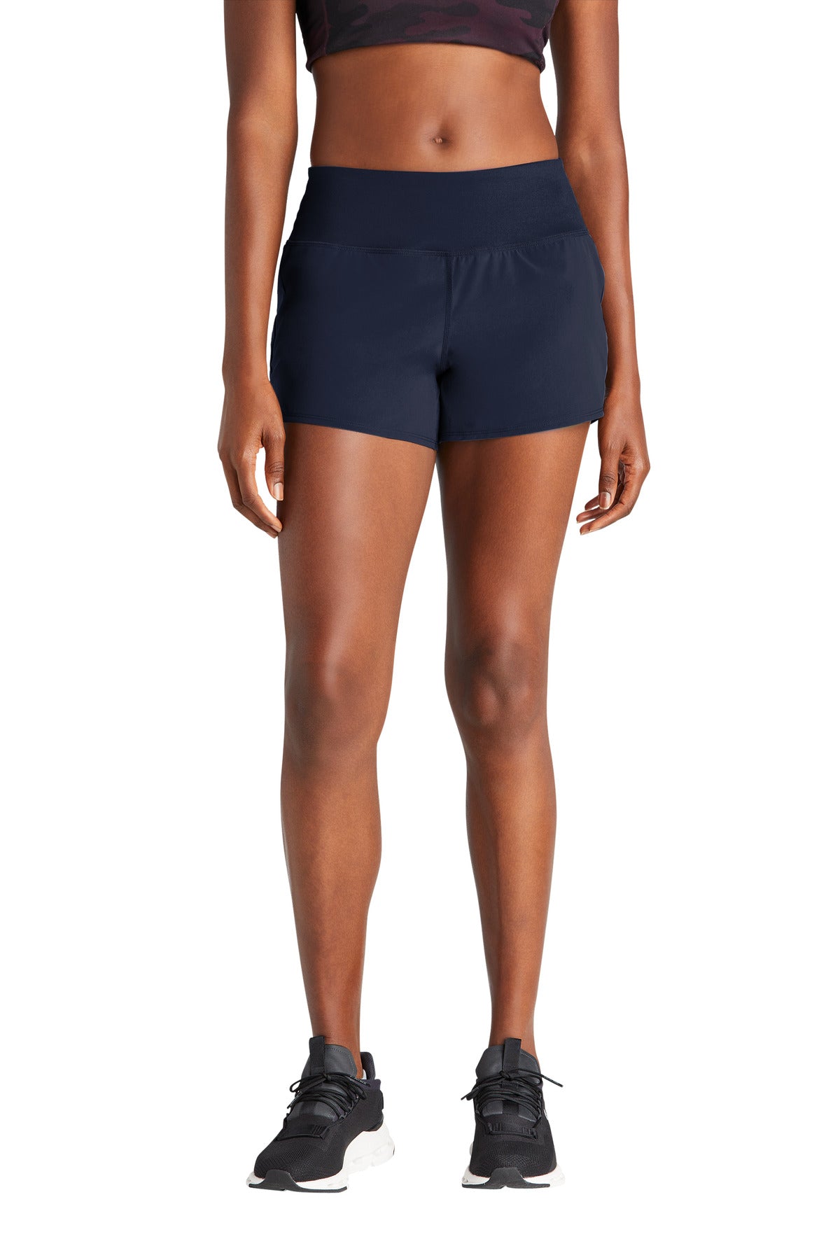 Custom logo Sport-Tek® Women's Repeat Short LST485 in True Navy