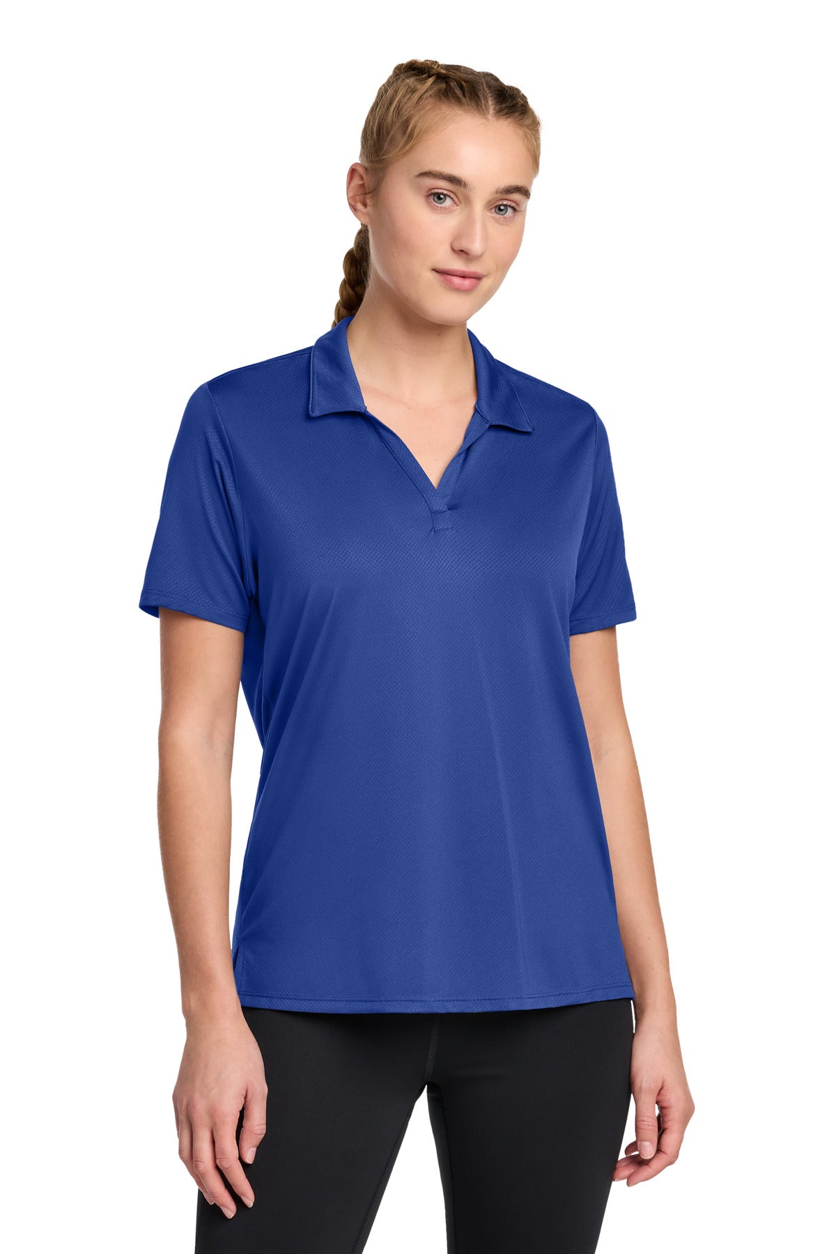 Custom logo Sport-Tek® Women's Sideline Polo LST535 in True Royal