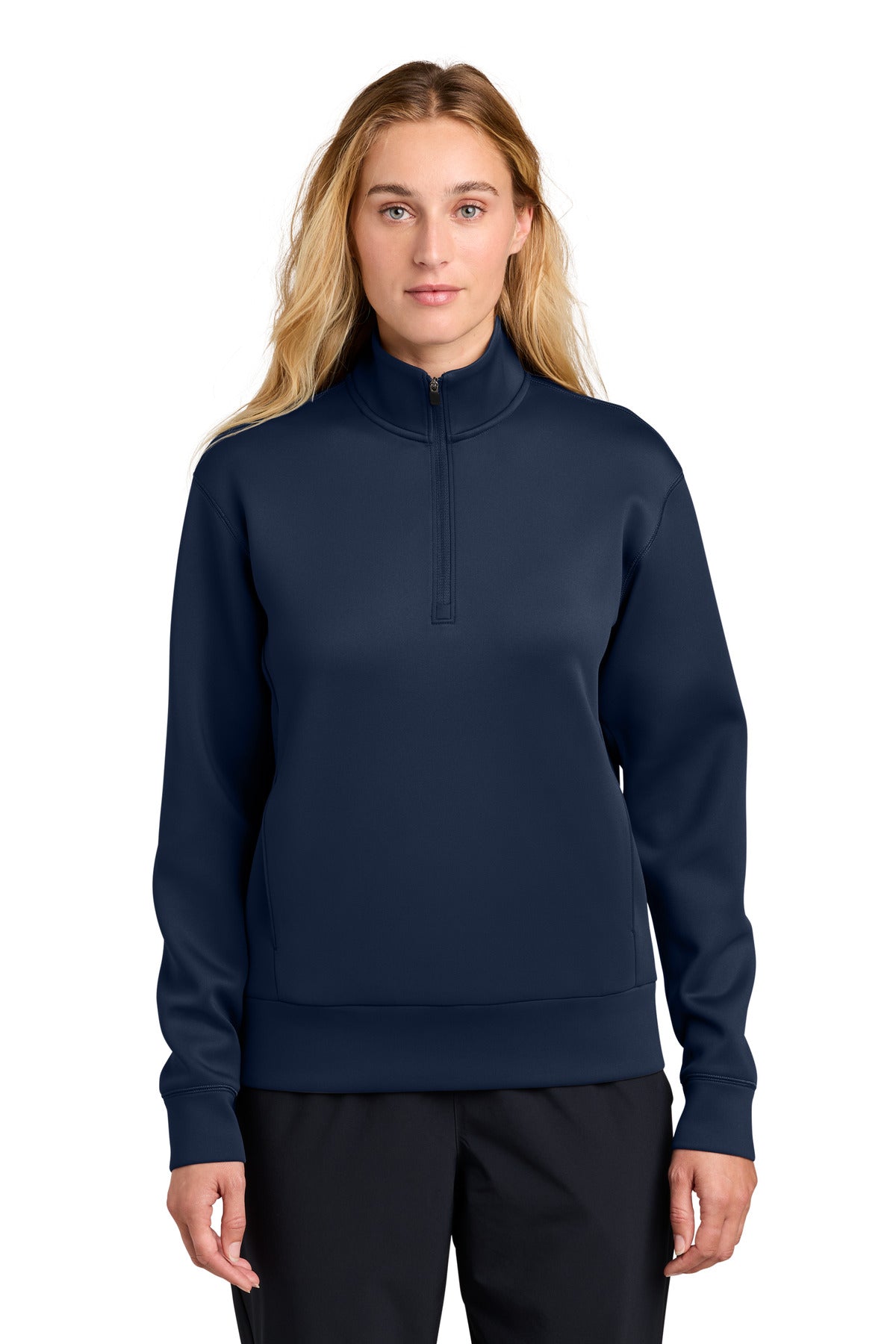 Custom logo Sport-Tek® Women's Pro Perform 1/4-Zip LST581 in True Navy