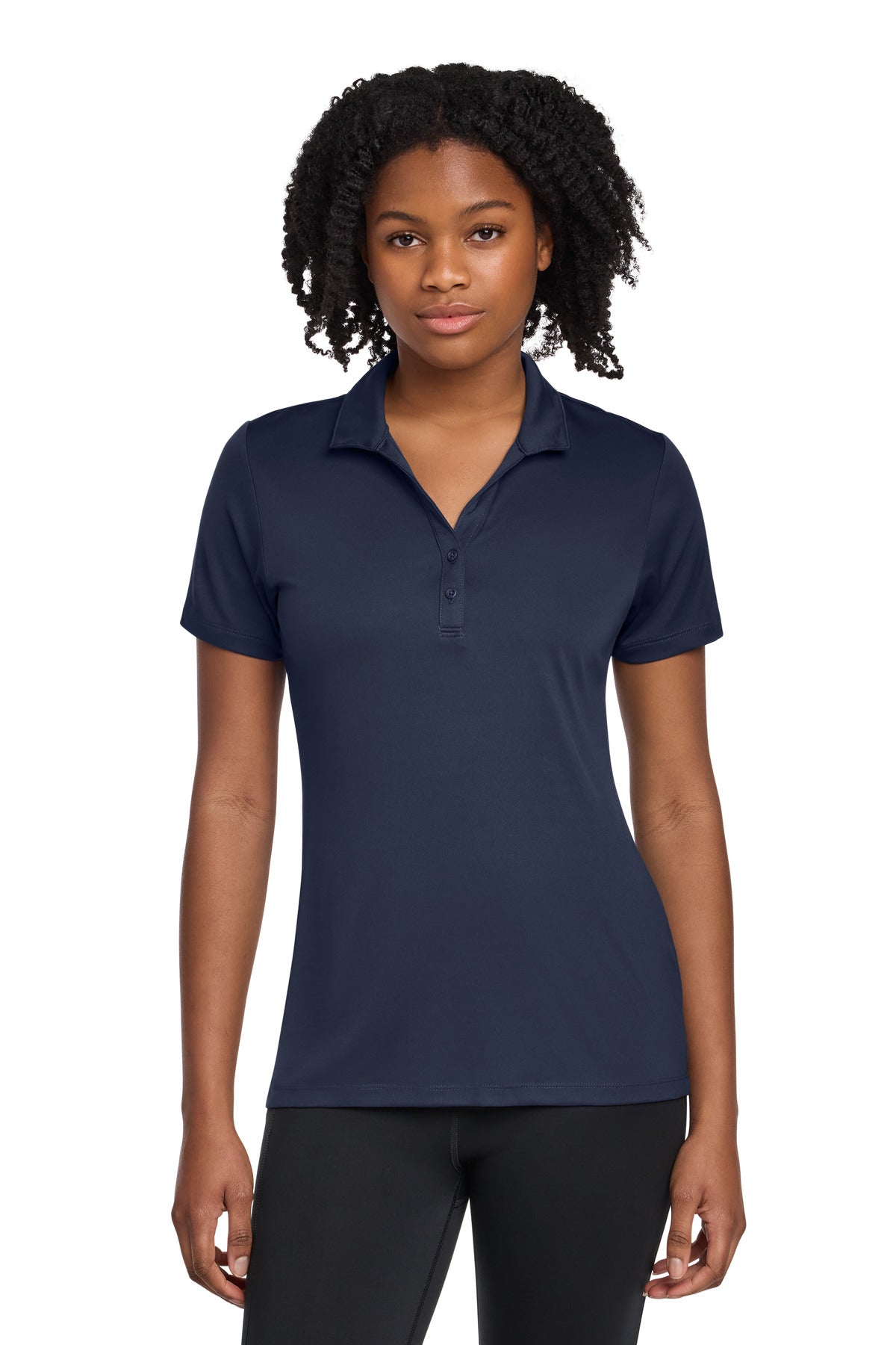 Custom logo Sport-Tek® Women's PosiCharge® Re-Compete Polo LST725 in True Navy