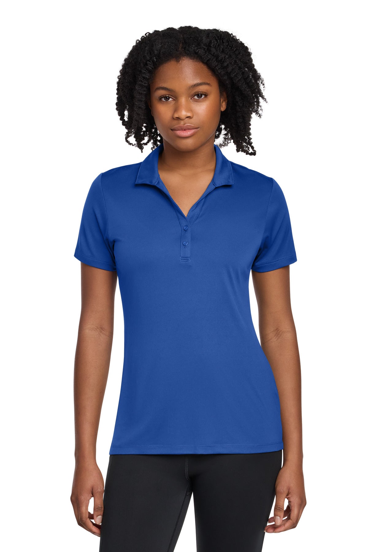Custom logo Sport-Tek® Women's PosiCharge® Re-Compete Polo LST725 in True Royal