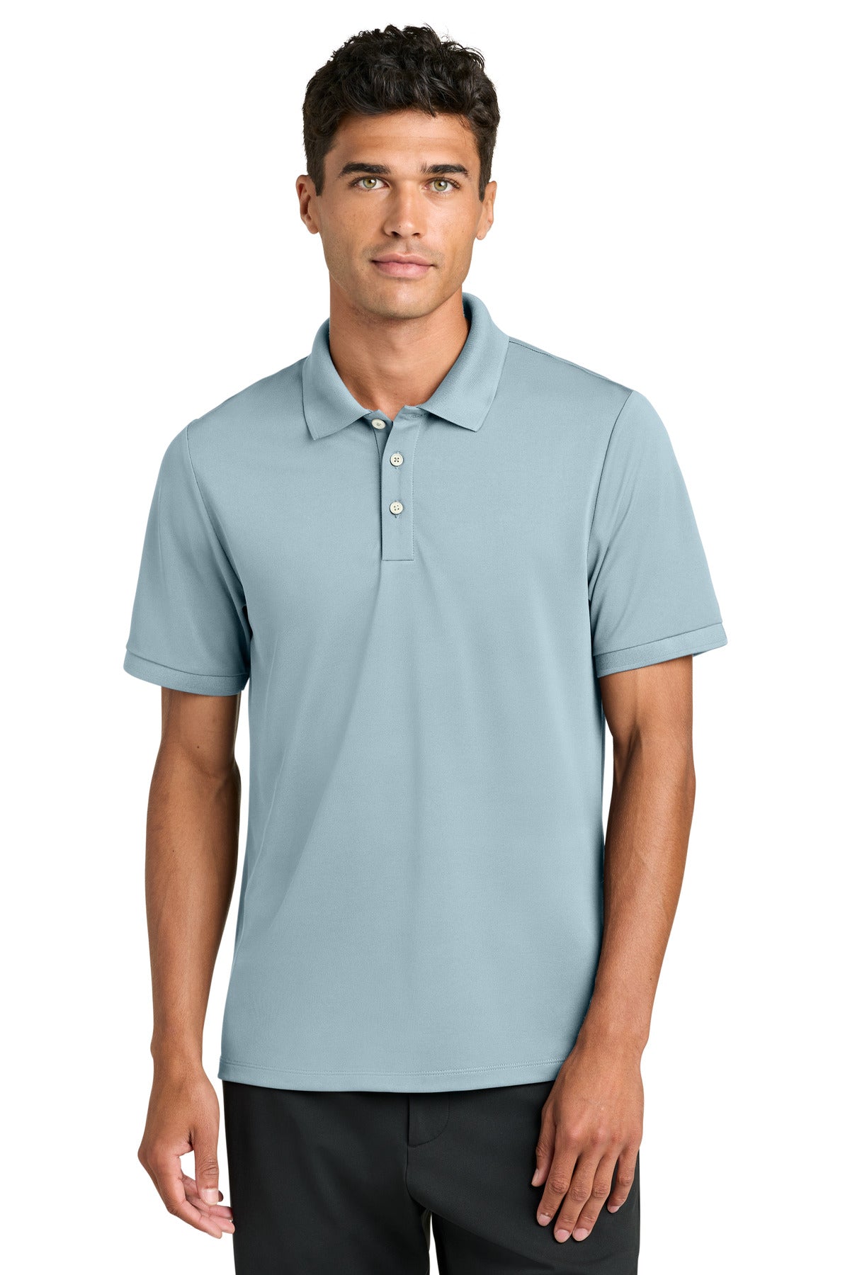 Custom logo Mercer+Mettle® Everyday Performance Polo MM1030 in Celestial Blue