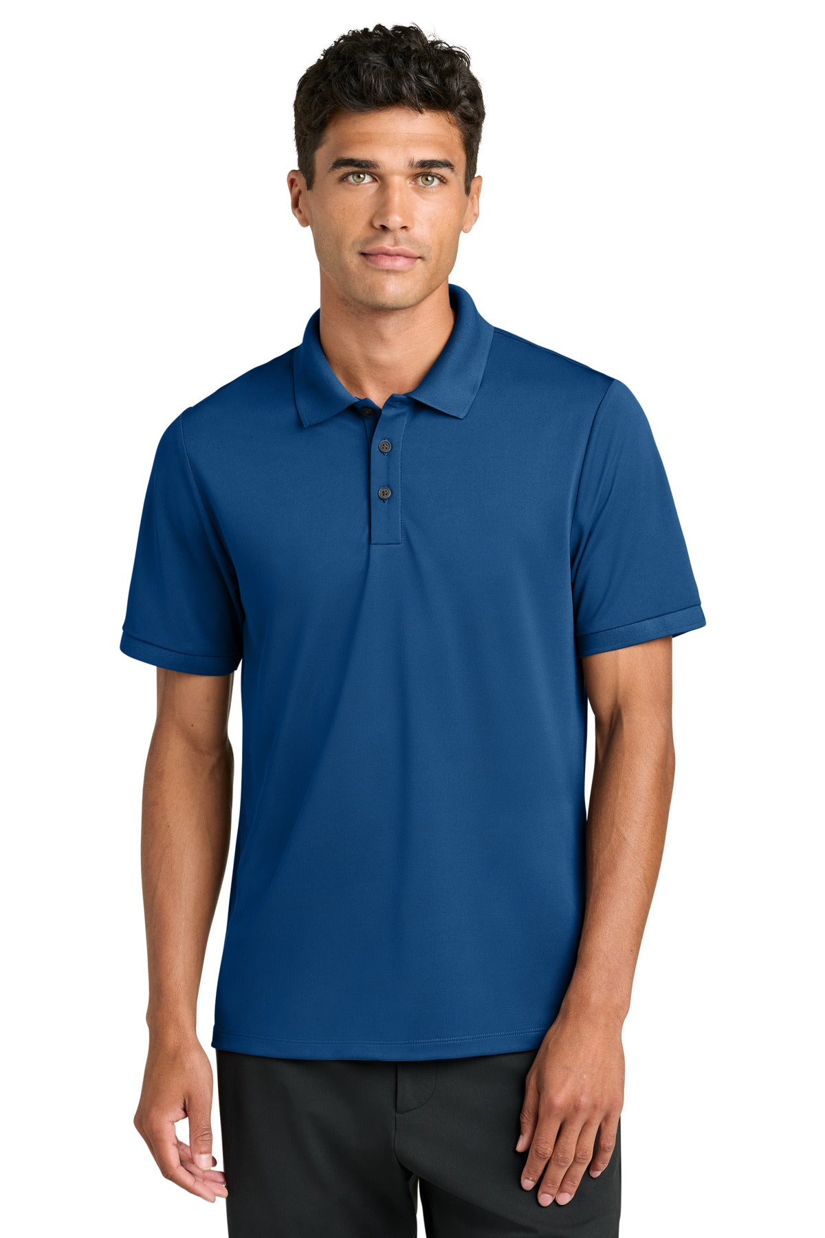 Custom logo Mercer+Mettle® Everyday Performance Polo MM1030 in True Blue