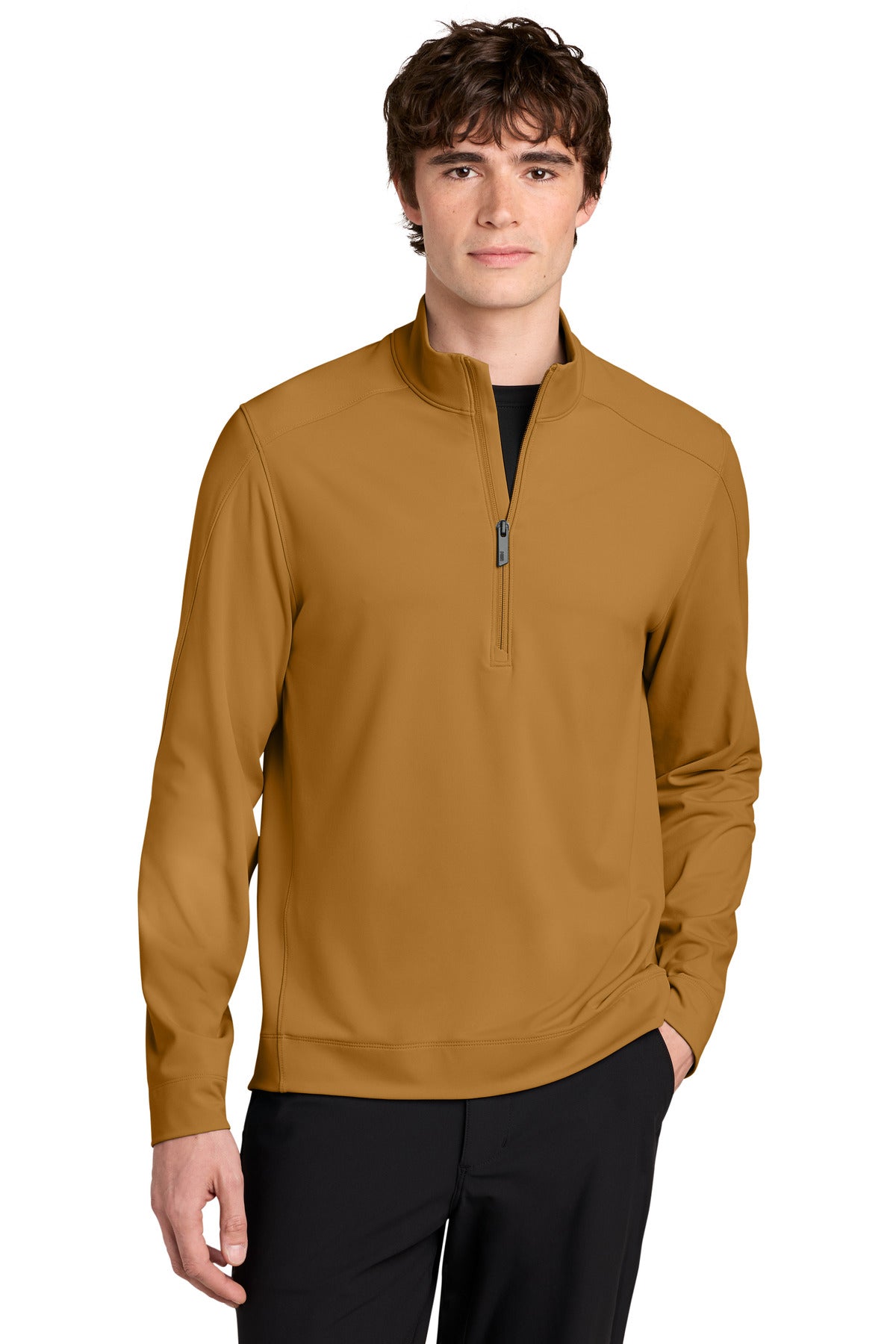 Custom logo MiiR® Kivu 1/4-Zip MRA235 in Amber Haze