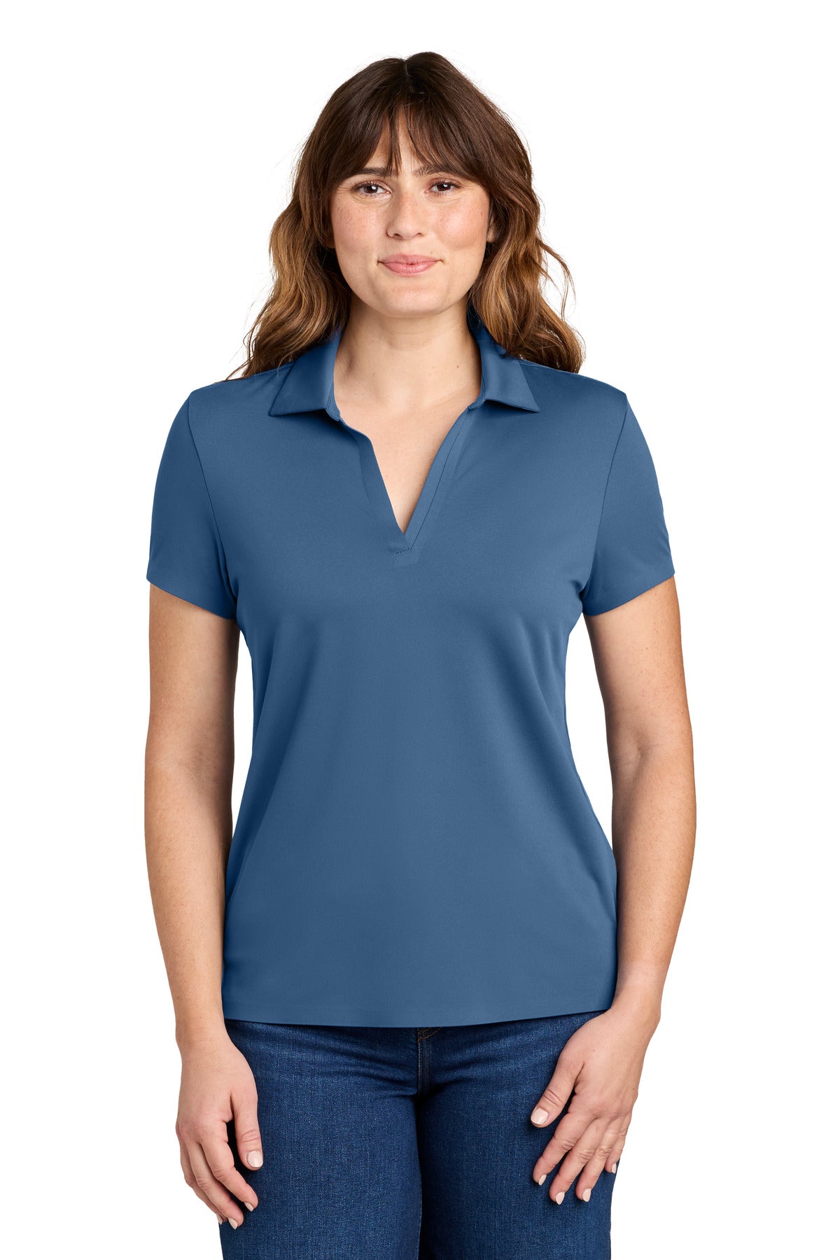 Custom logo MiiR® Women's Alta Polo MRAW110 in Deep Lake