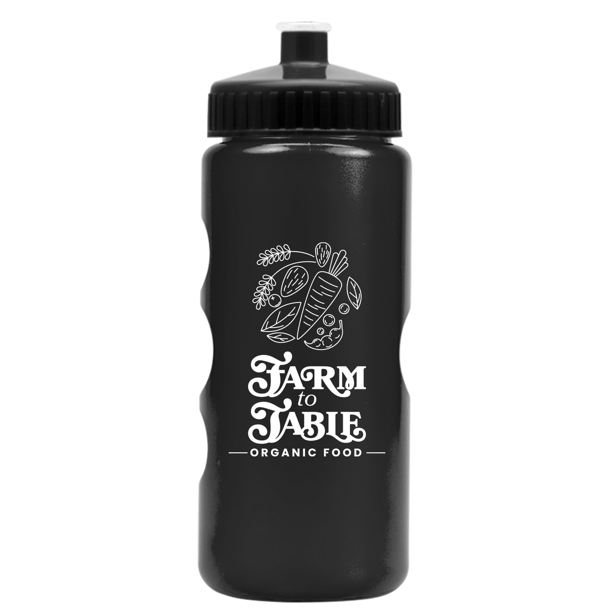 Custom logo Mini Peak Tritan® Metallike Bottle with Push-Pull Lid - 22 oz.