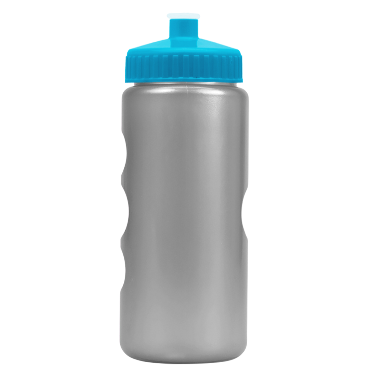 Custom logo Mini Peak Tritan® Metallike Bottle with Push-Pull Lid - 22 oz.