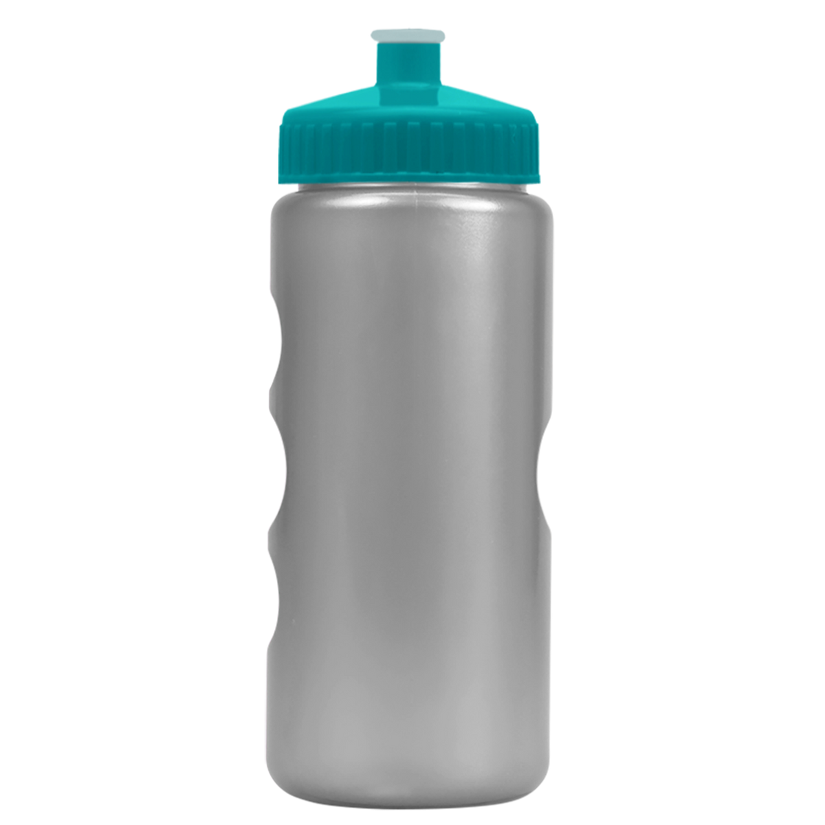 Custom logo Mini Peak Tritan® Metallike Bottle with Push-Pull Lid - 22 oz.
