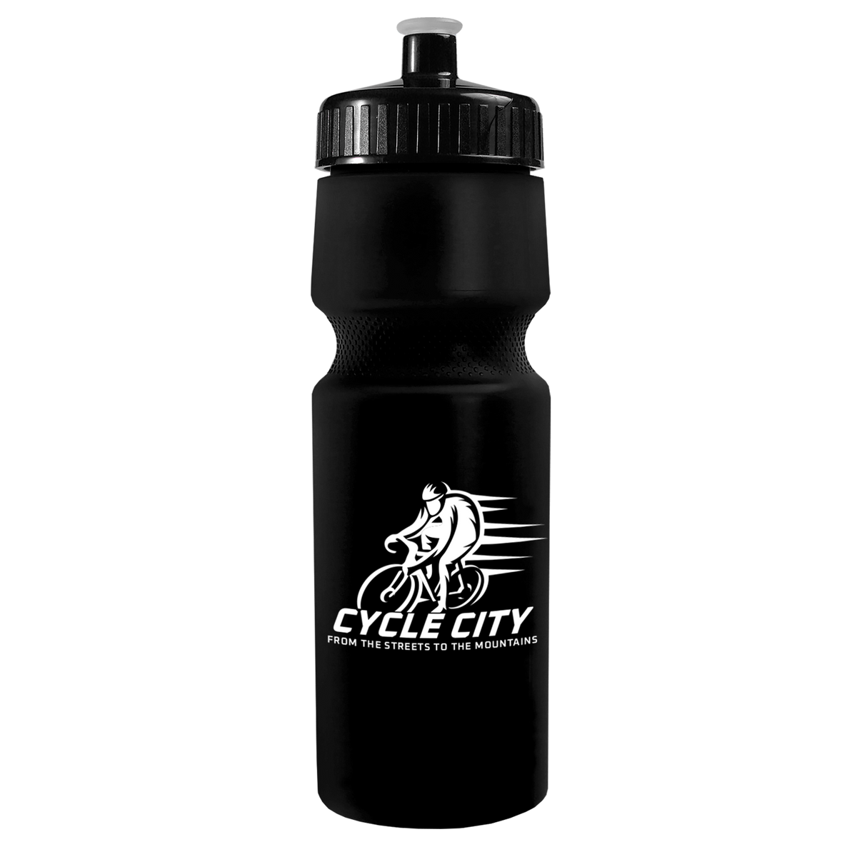 Custom logo Tour Recycled Bike Bottle with Push-Pull Lid - 24 oz