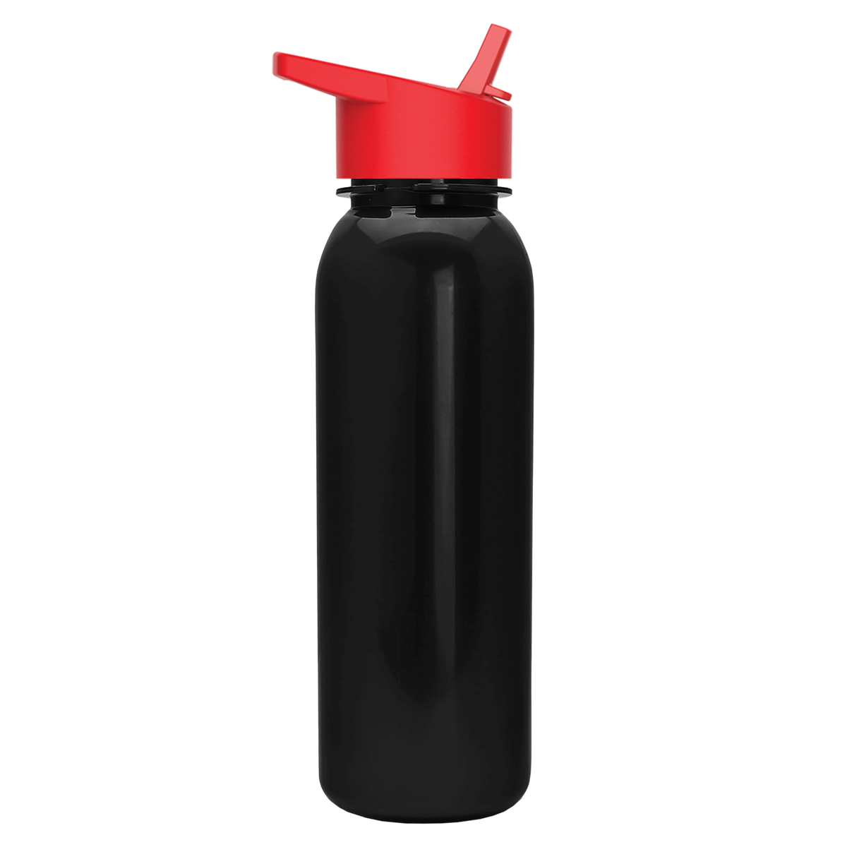 Custom logo Terrain Metallike Bottle with Flip-Straw Lid - 24 oz.