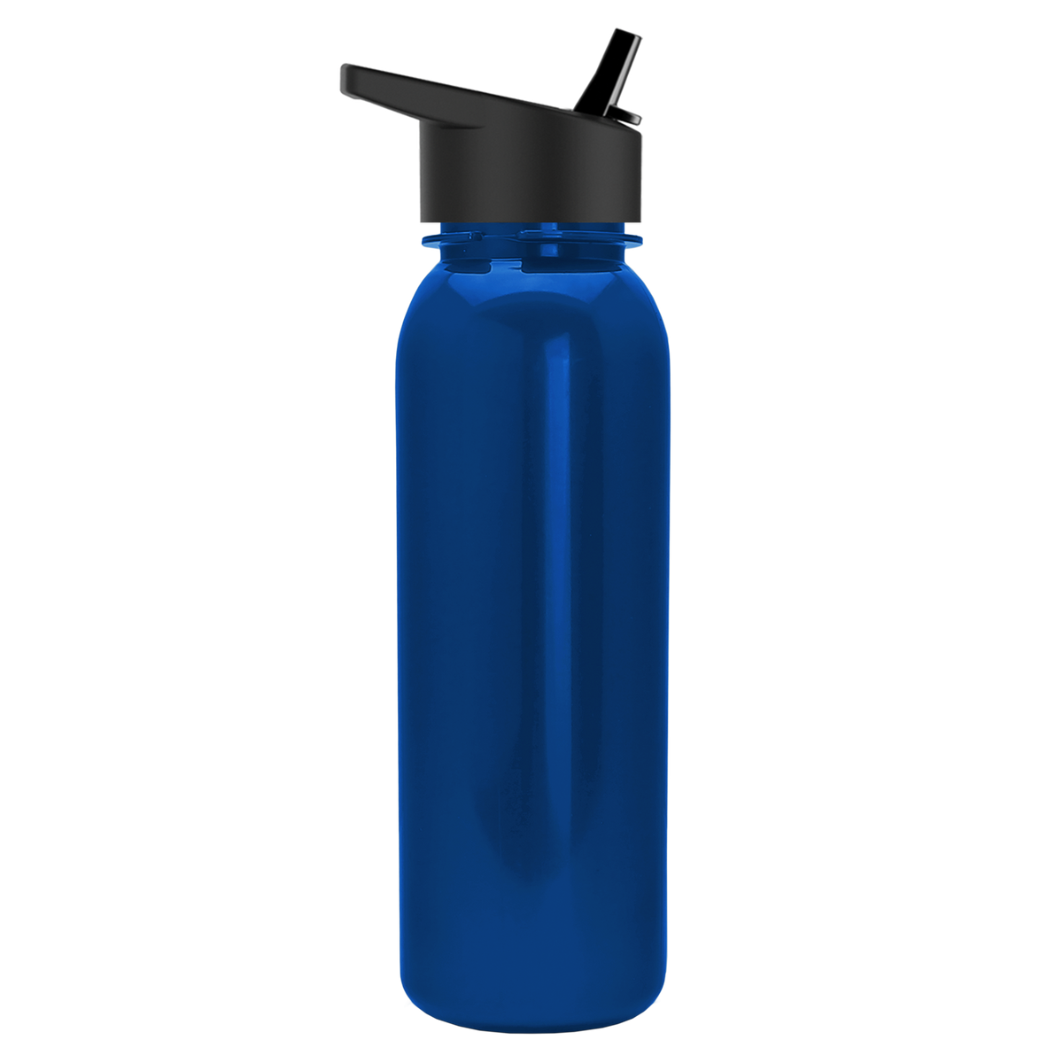 Custom logo Terrain Metallike Bottle with Flip-Straw Lid - 24 oz.
