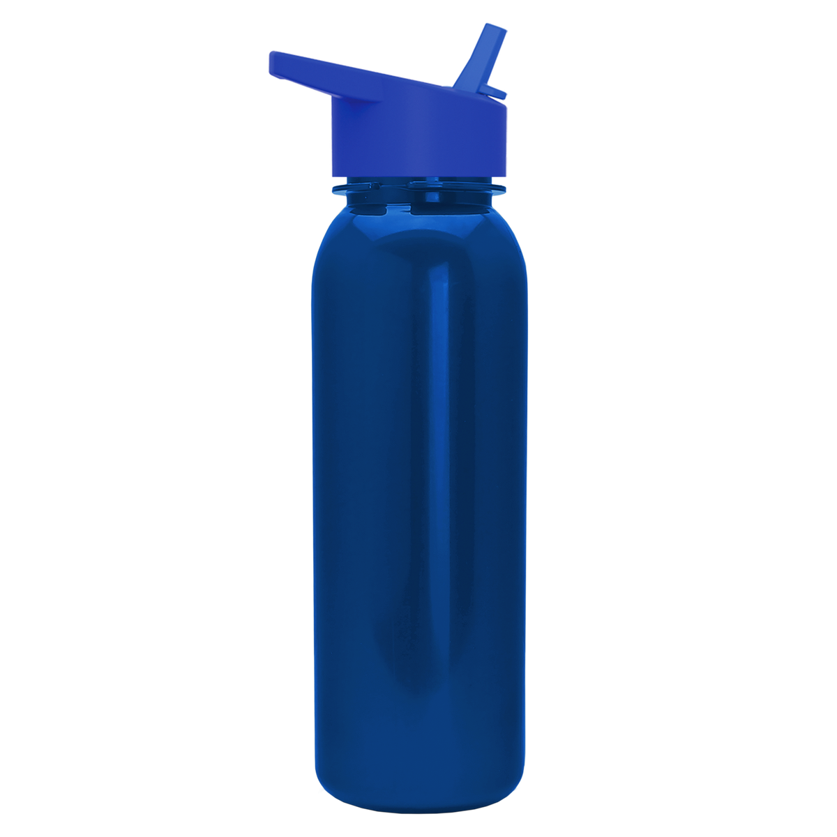 Custom logo Terrain Metallike Bottle with Flip-Straw Lid - 24 oz.