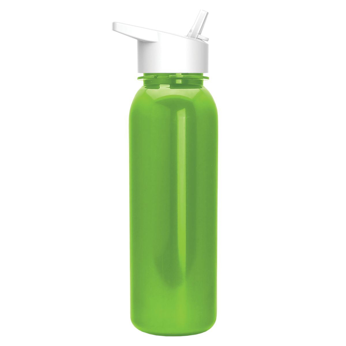 Custom logo Terrain Metallike Bottle with Flip-Straw Lid - 24 oz.