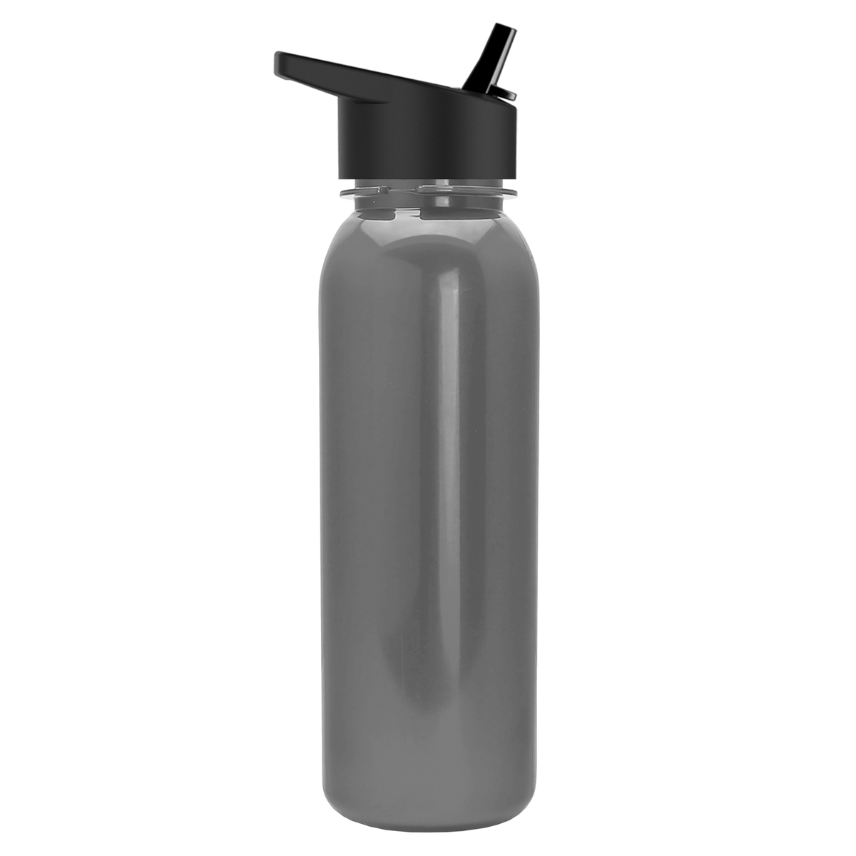 Custom logo Terrain Metallike Bottle with Flip-Straw Lid - 24 oz.