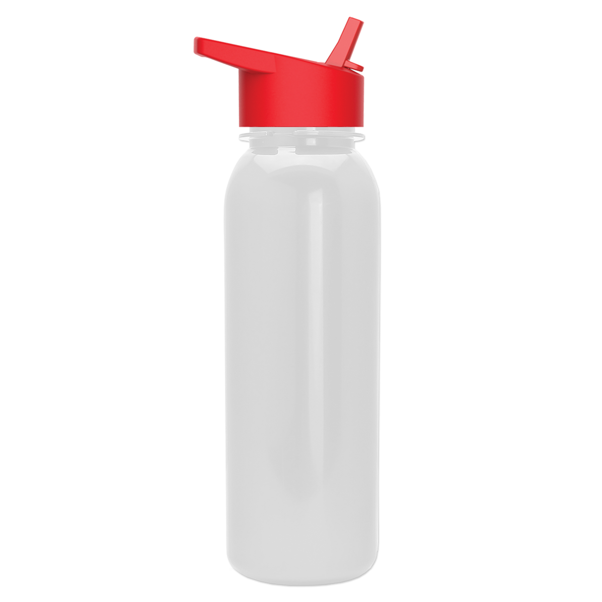Custom logo Terrain Metallike Bottle with Flip-Straw Lid - 24 oz.