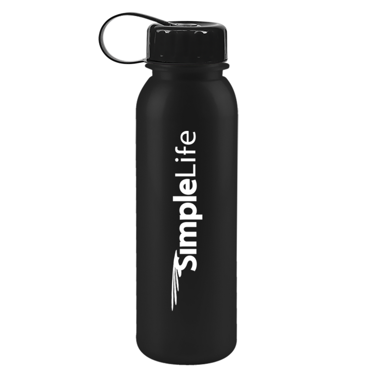 Custom logo Terrain Metallike Bottle with Tethered Lid - 24 oz.