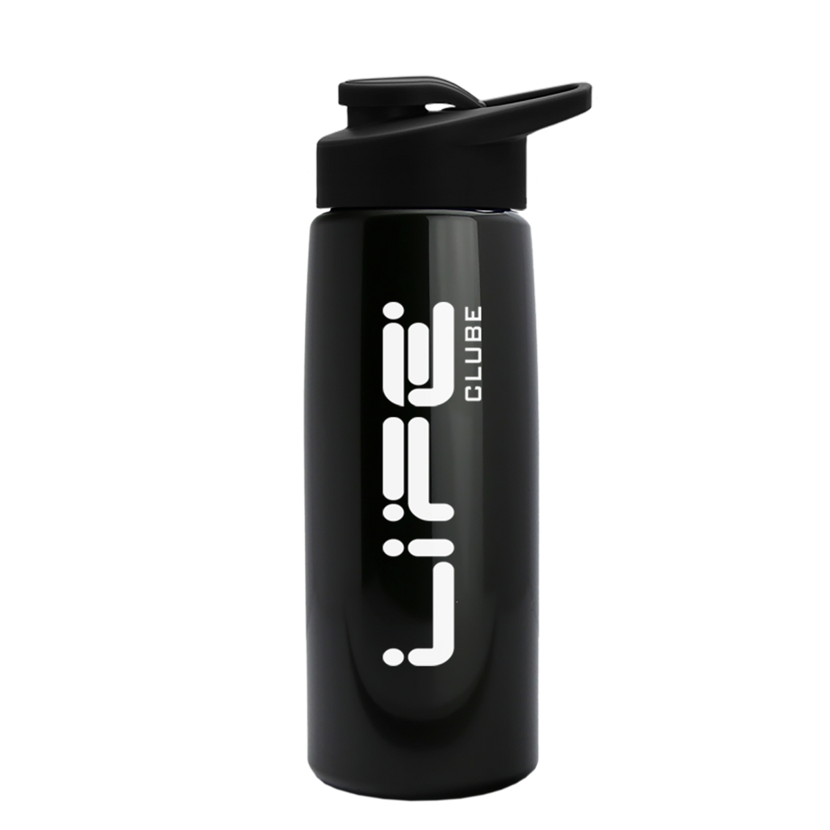 Custom logo Flair Tritan® Metallike Bottle with Drink-Thru Lid - 26 oz.