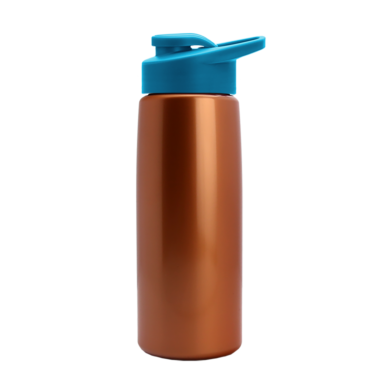 Custom logo Flair Tritan® Metallike Bottle with Drink-Thru Lid - 26 oz.