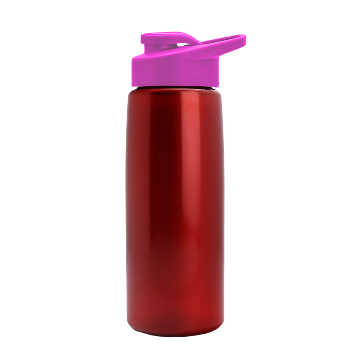 Custom logo Flair Tritan® Metallike Bottle with Drink-Thru Lid - 26 oz.