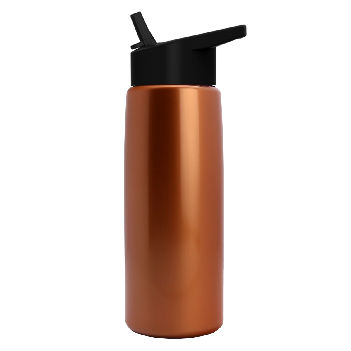 Custom logo Flair Tritan® Metallike Bottle with Flip-Straw Lid - 26 oz.